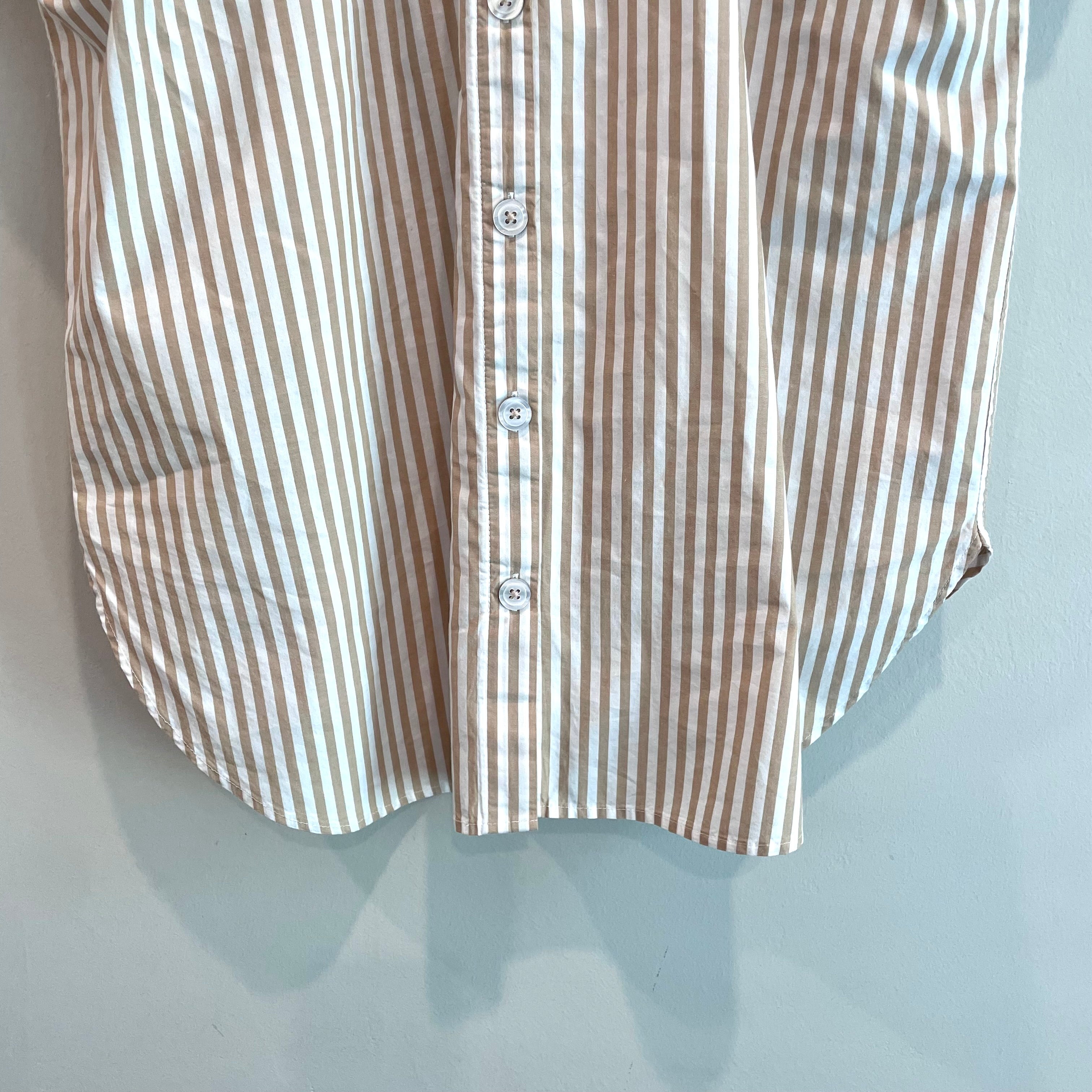 Striped Button Back Popover Top