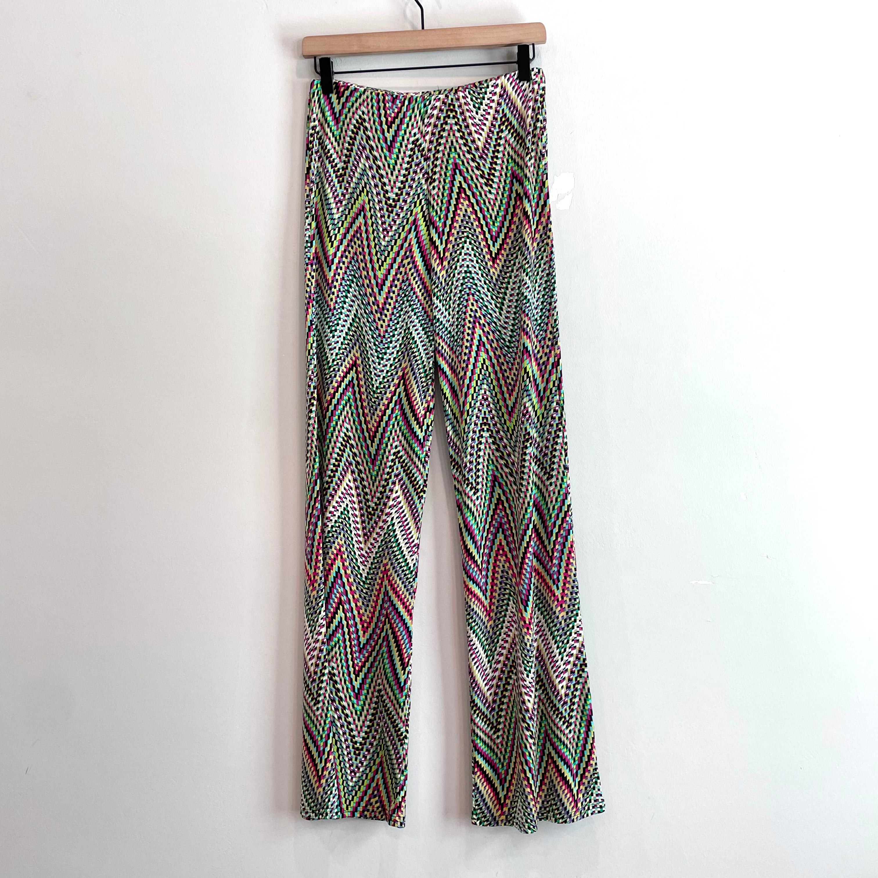 Chevron Stretch Pants