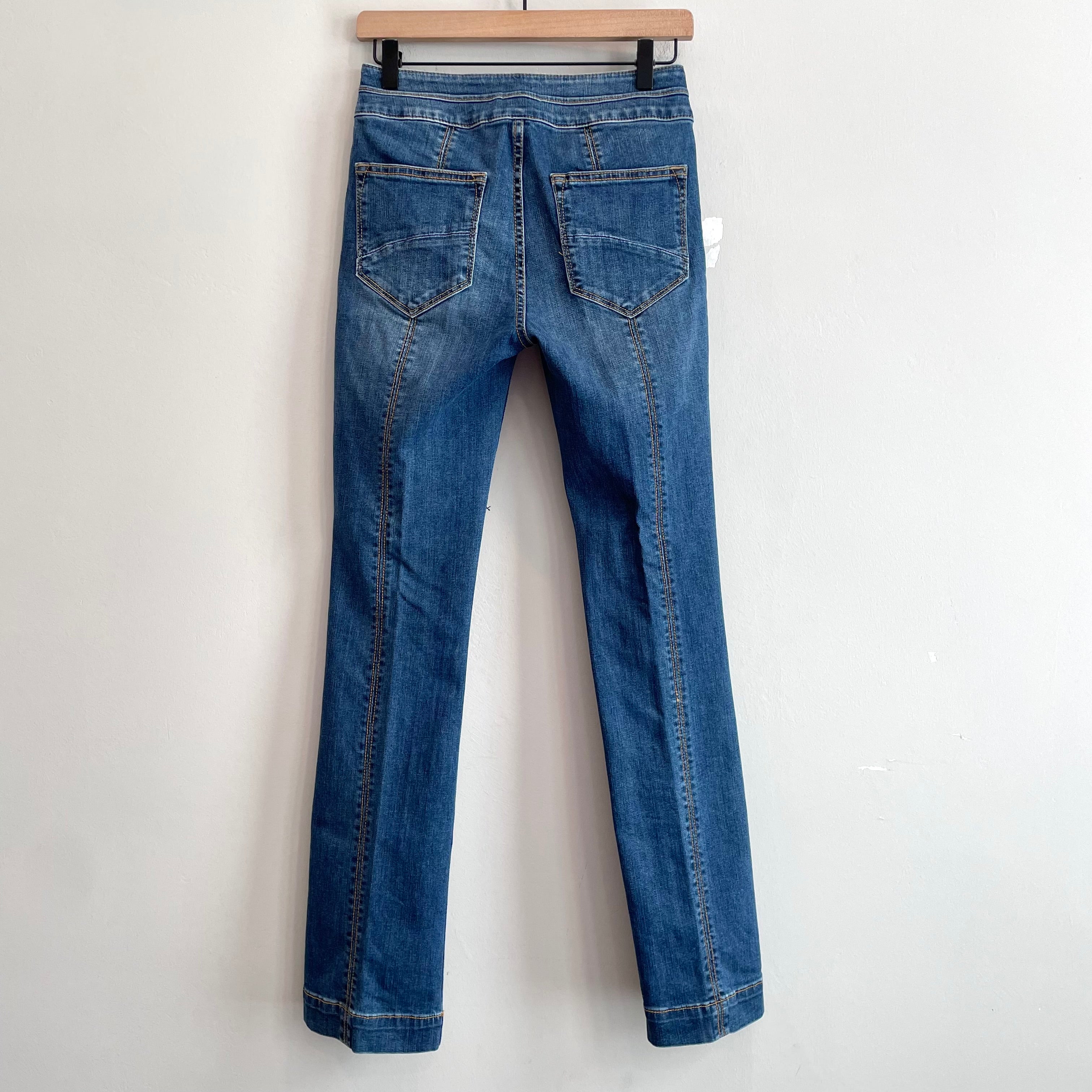 Front Seam Bootcut Jeans