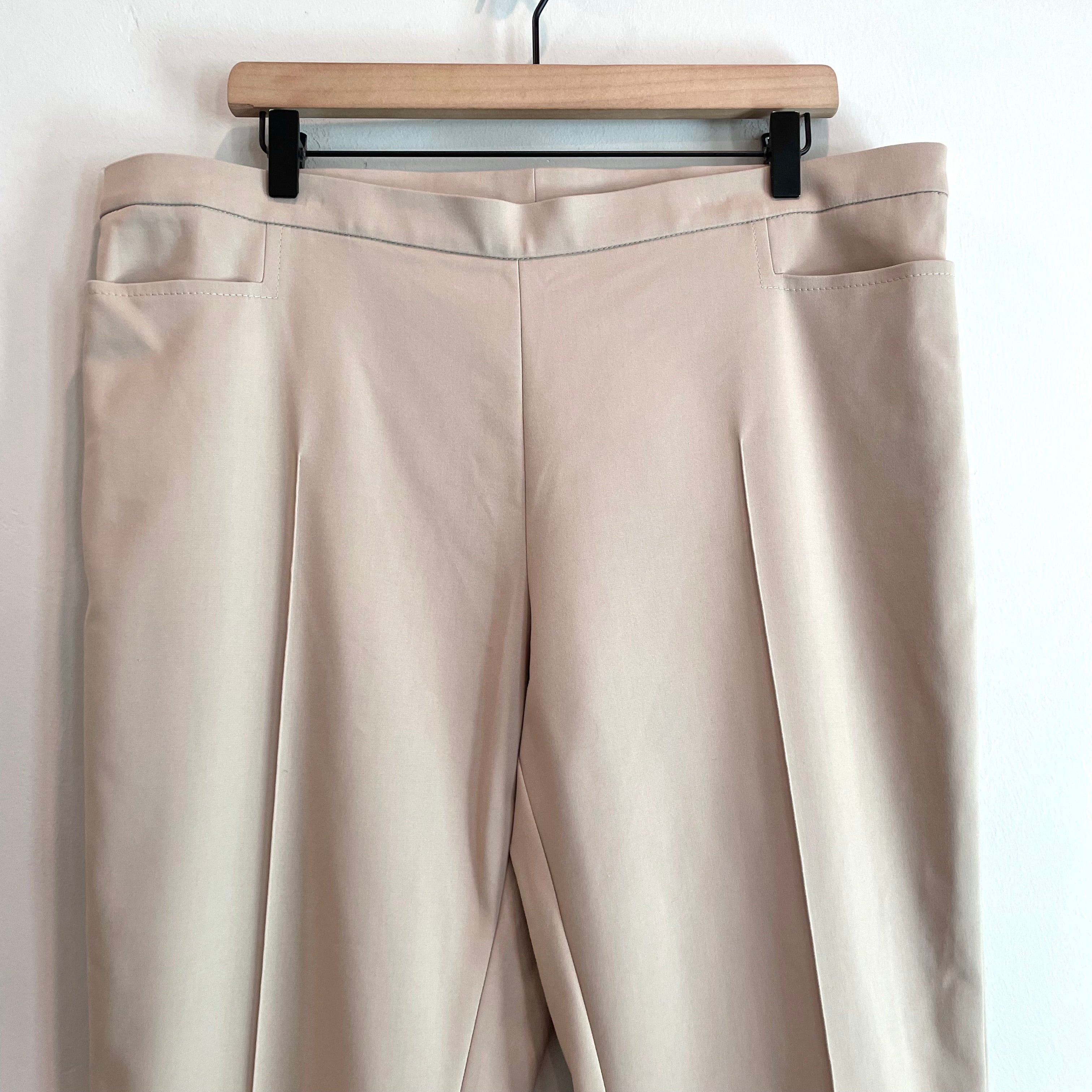 Front Seam Side Zip Pants