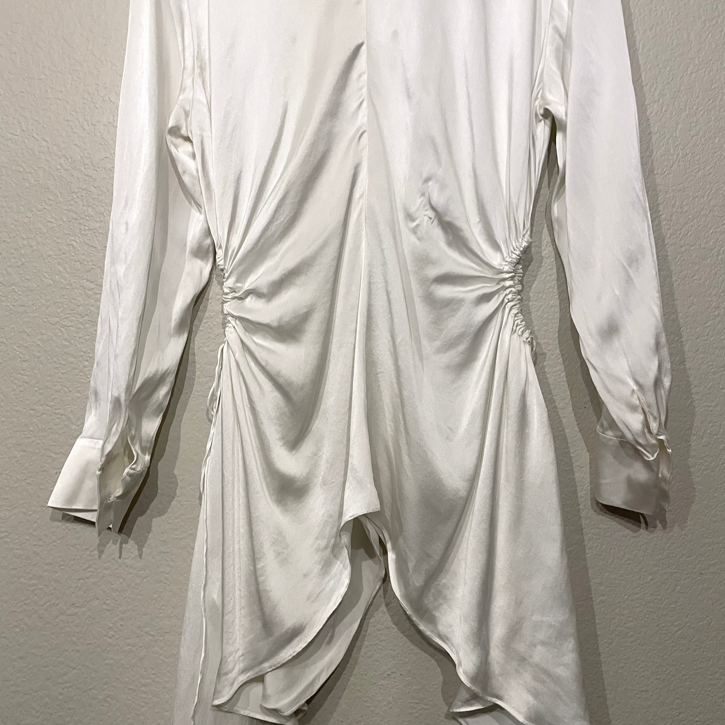 Satin Silk Handkerchief Tunic