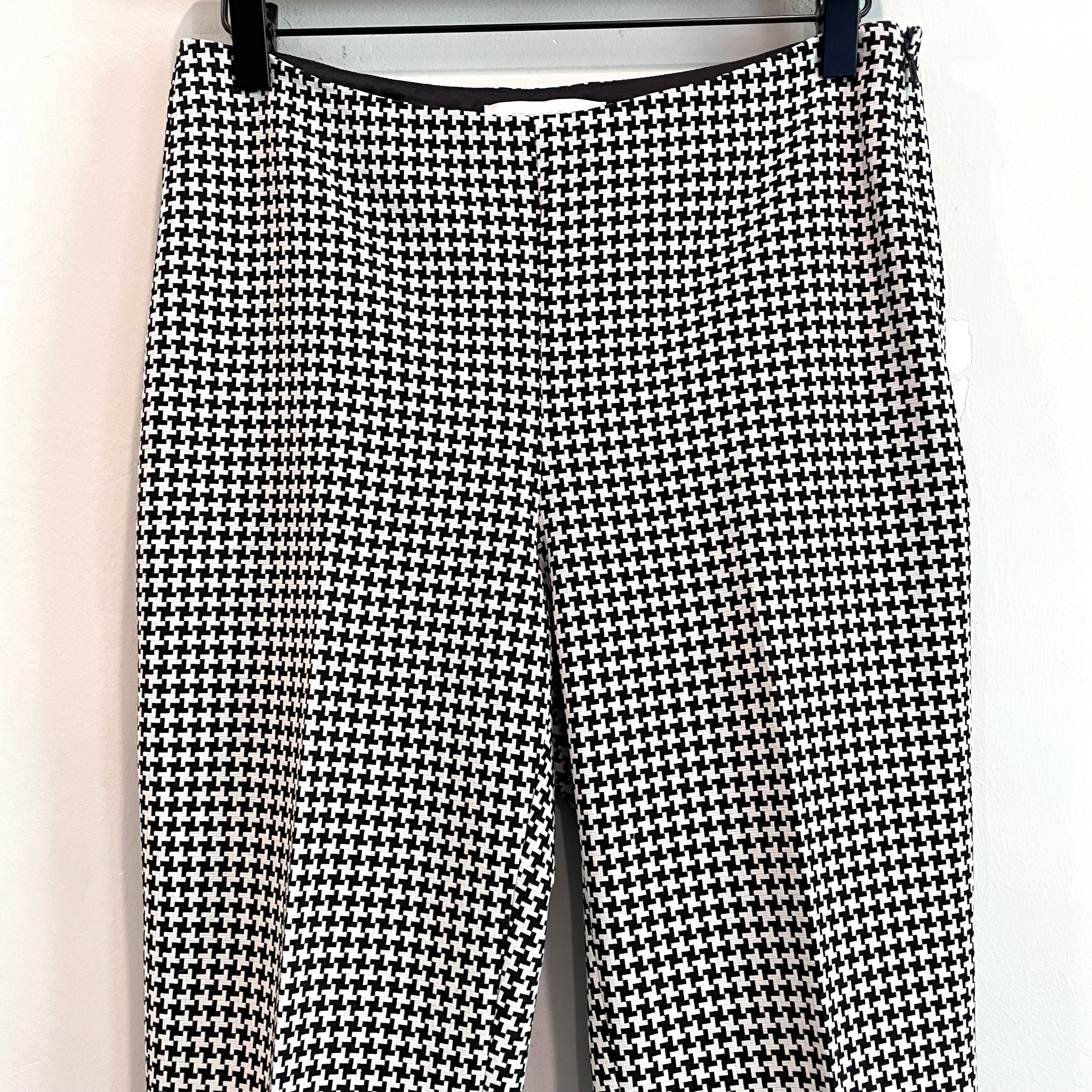 Houndstooth Plaid Pants