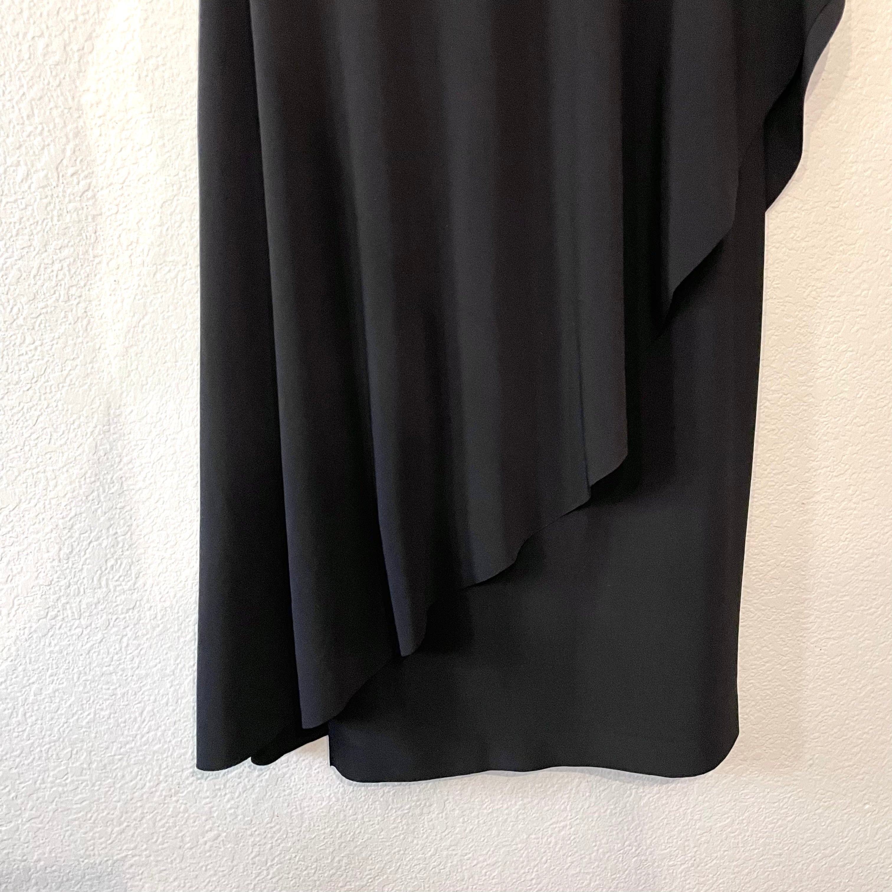 One Shoulder Draped Dress