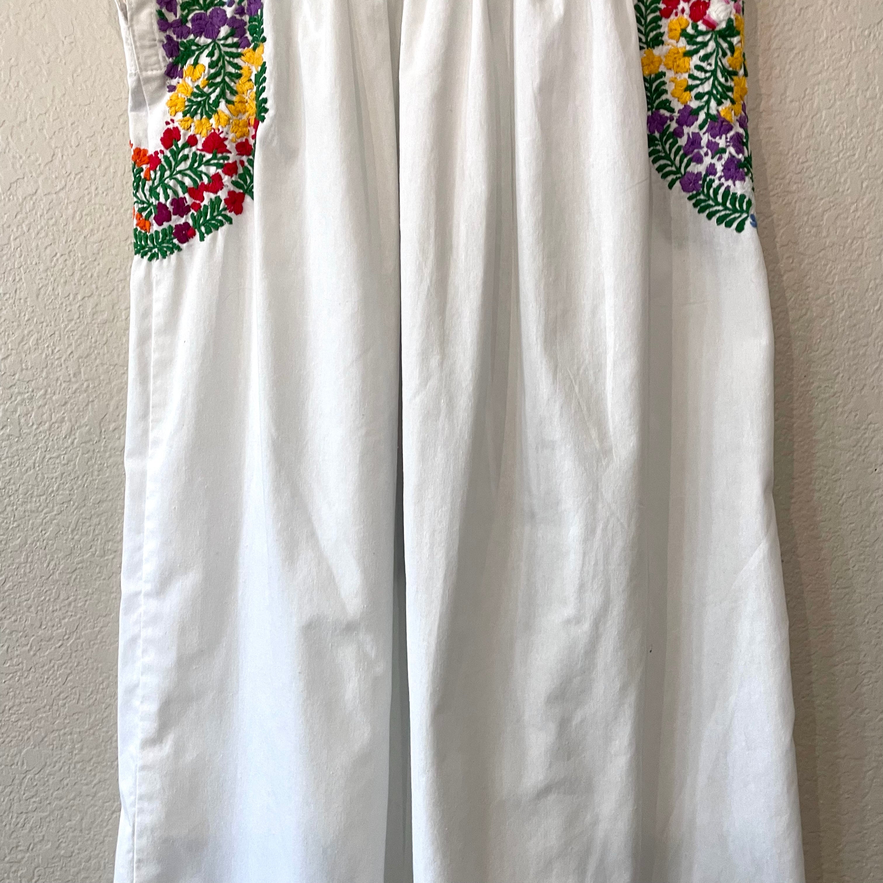 Embroidered Shift Dress