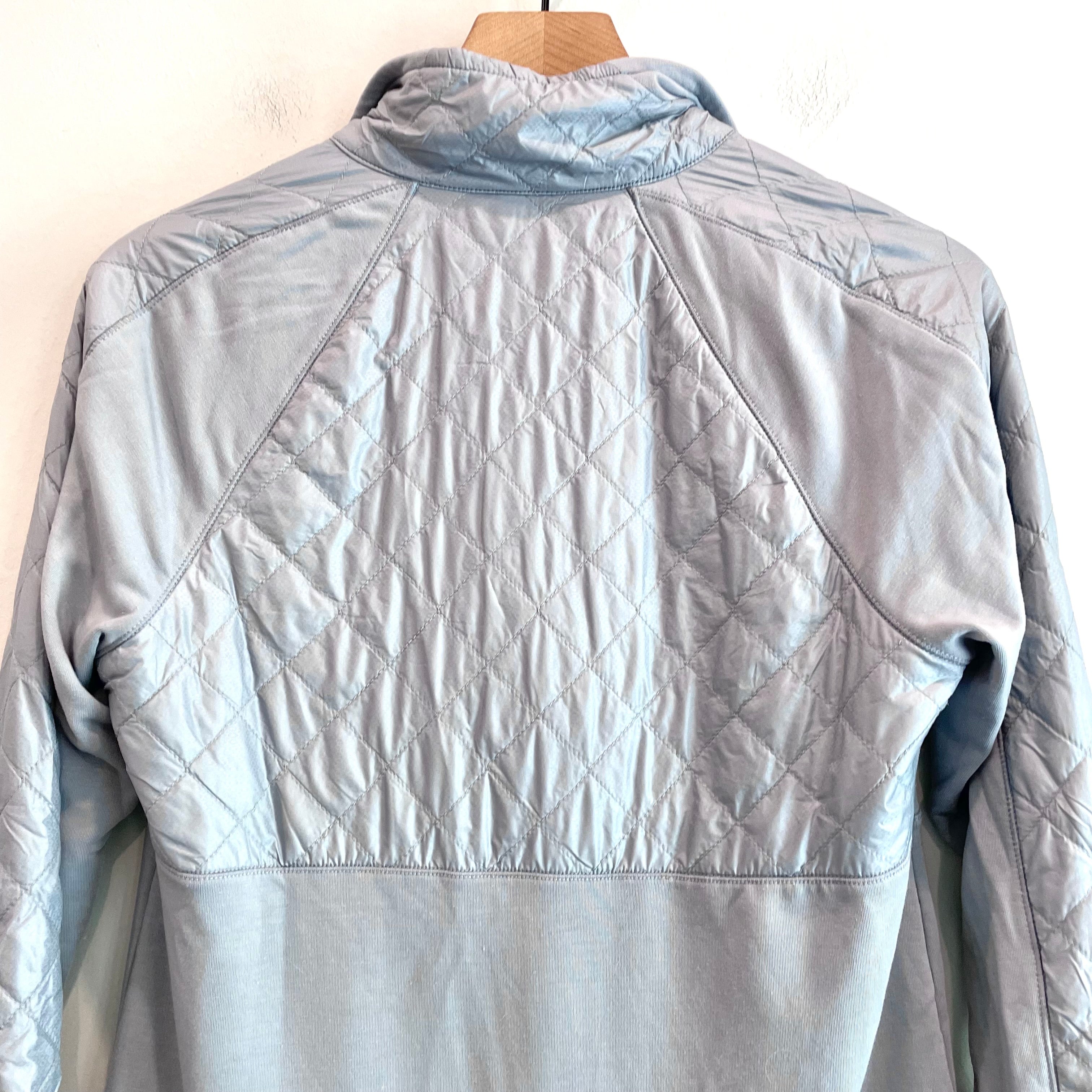 Quilted Trim 1/4 Zip Sweatshirt