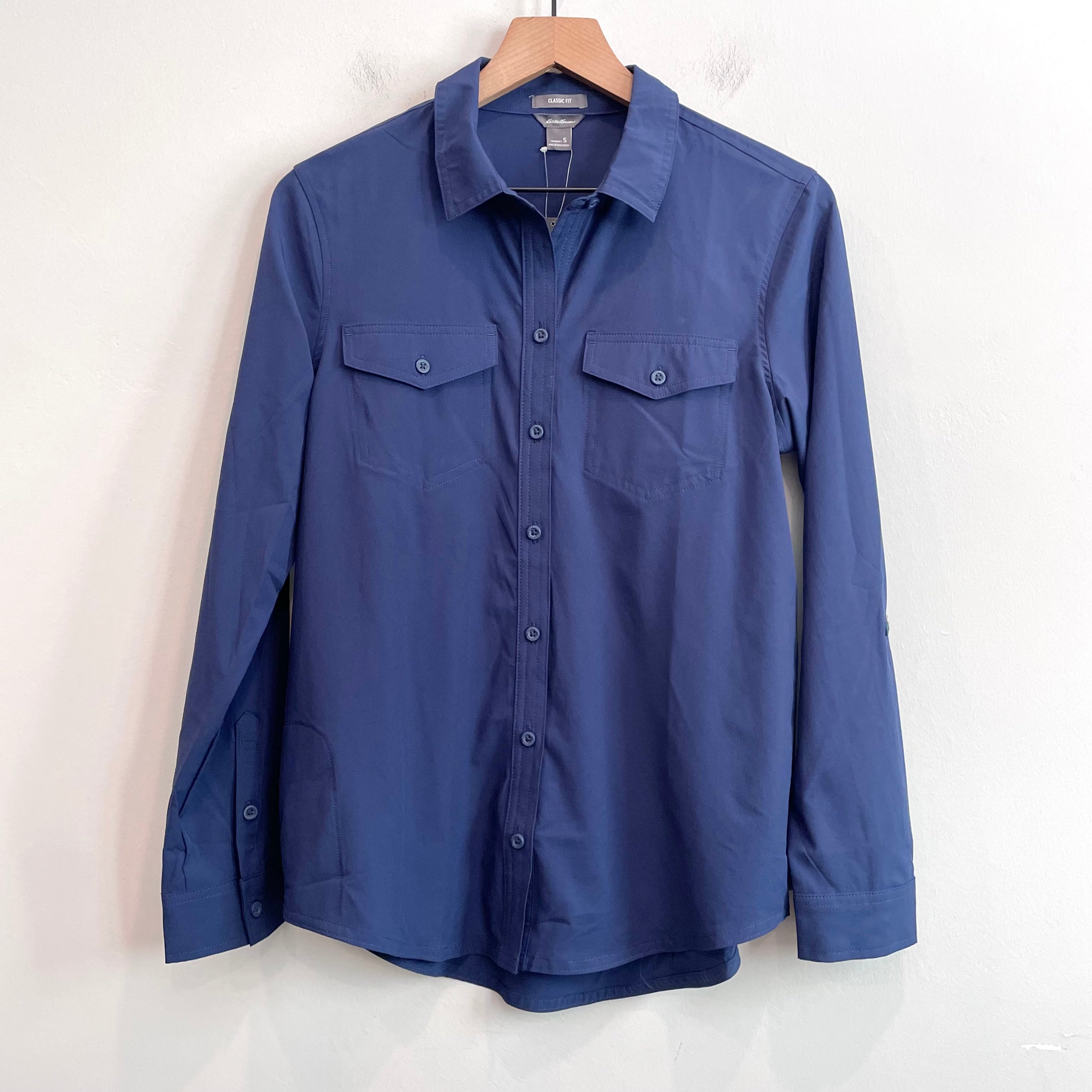 Long Sleeve Button Down Stretch Shirt