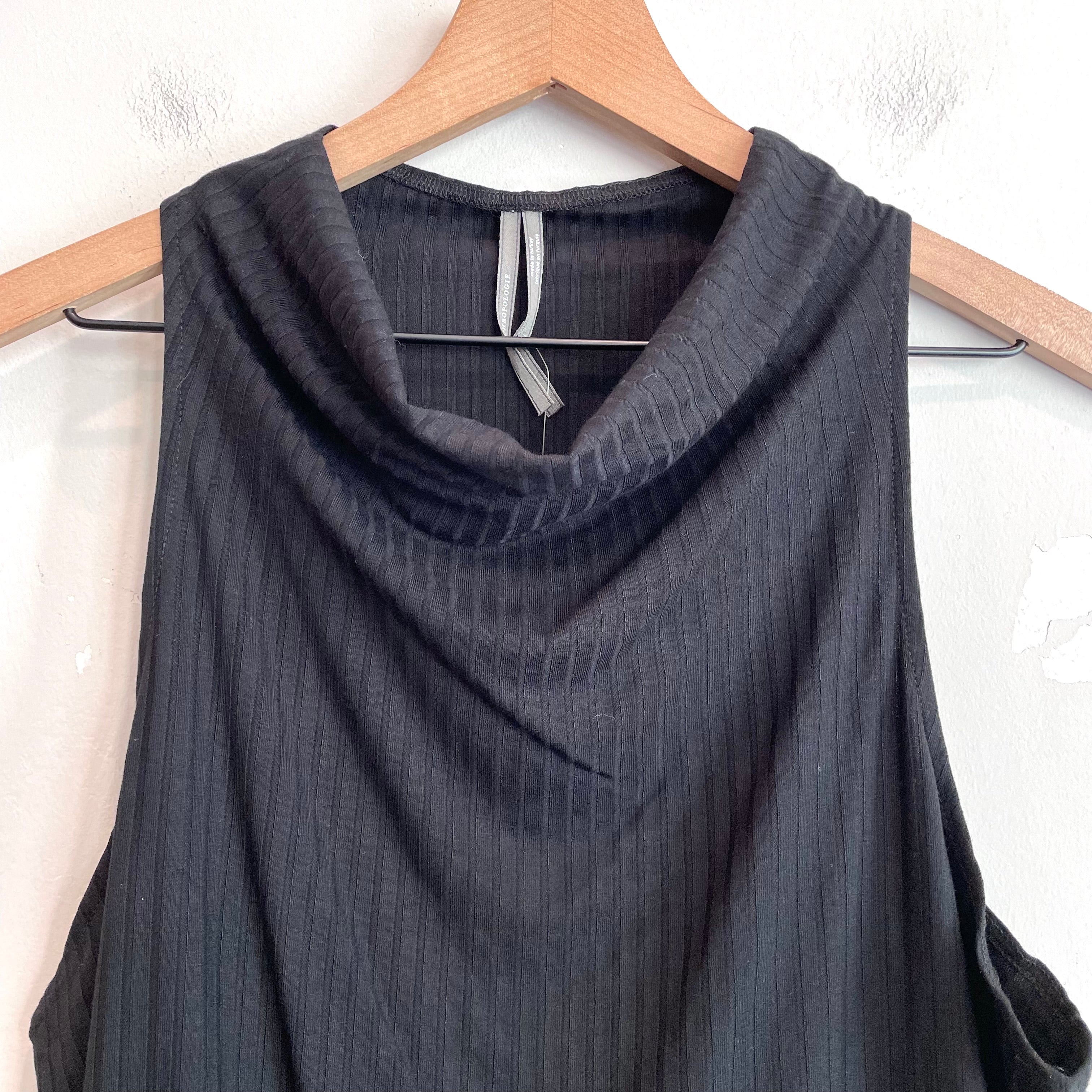 Sleeveless Draped Neck Top