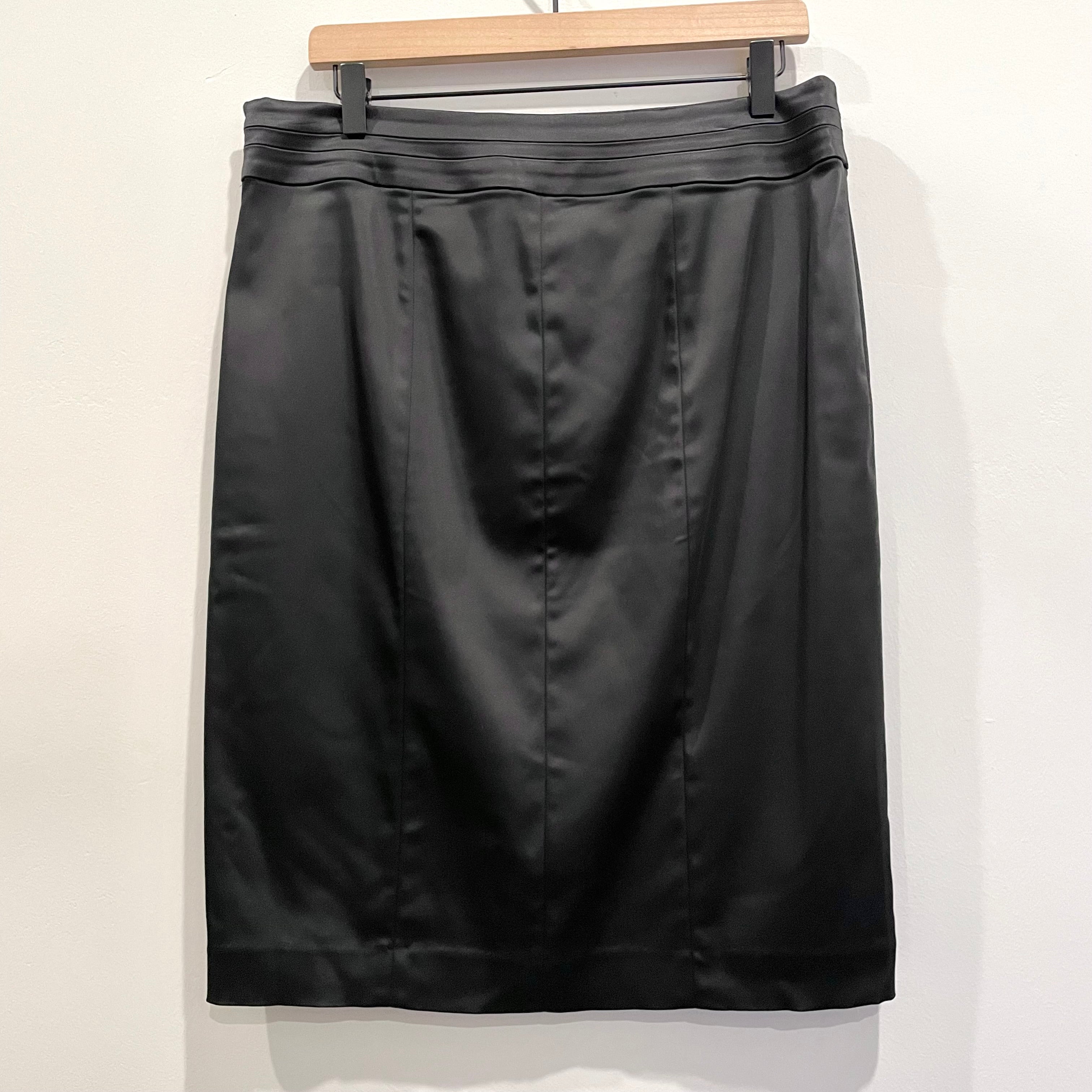 Satin Pencil Skirt