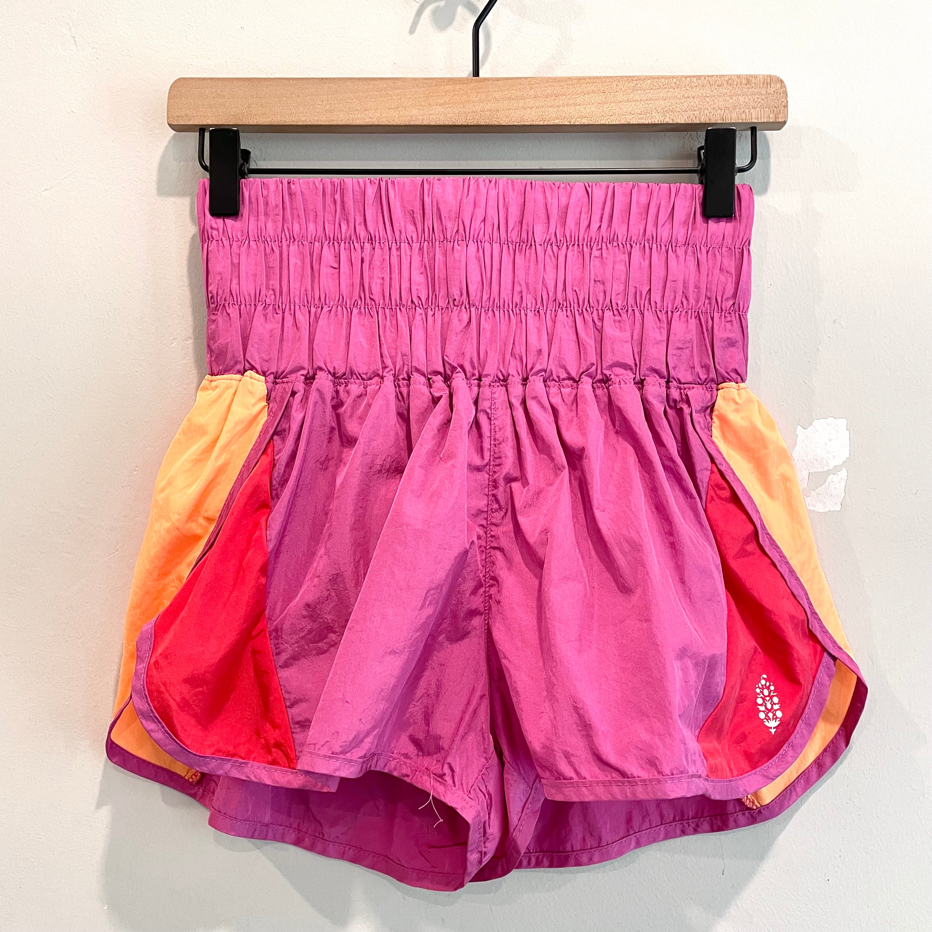 High Waist Elastic Shorts