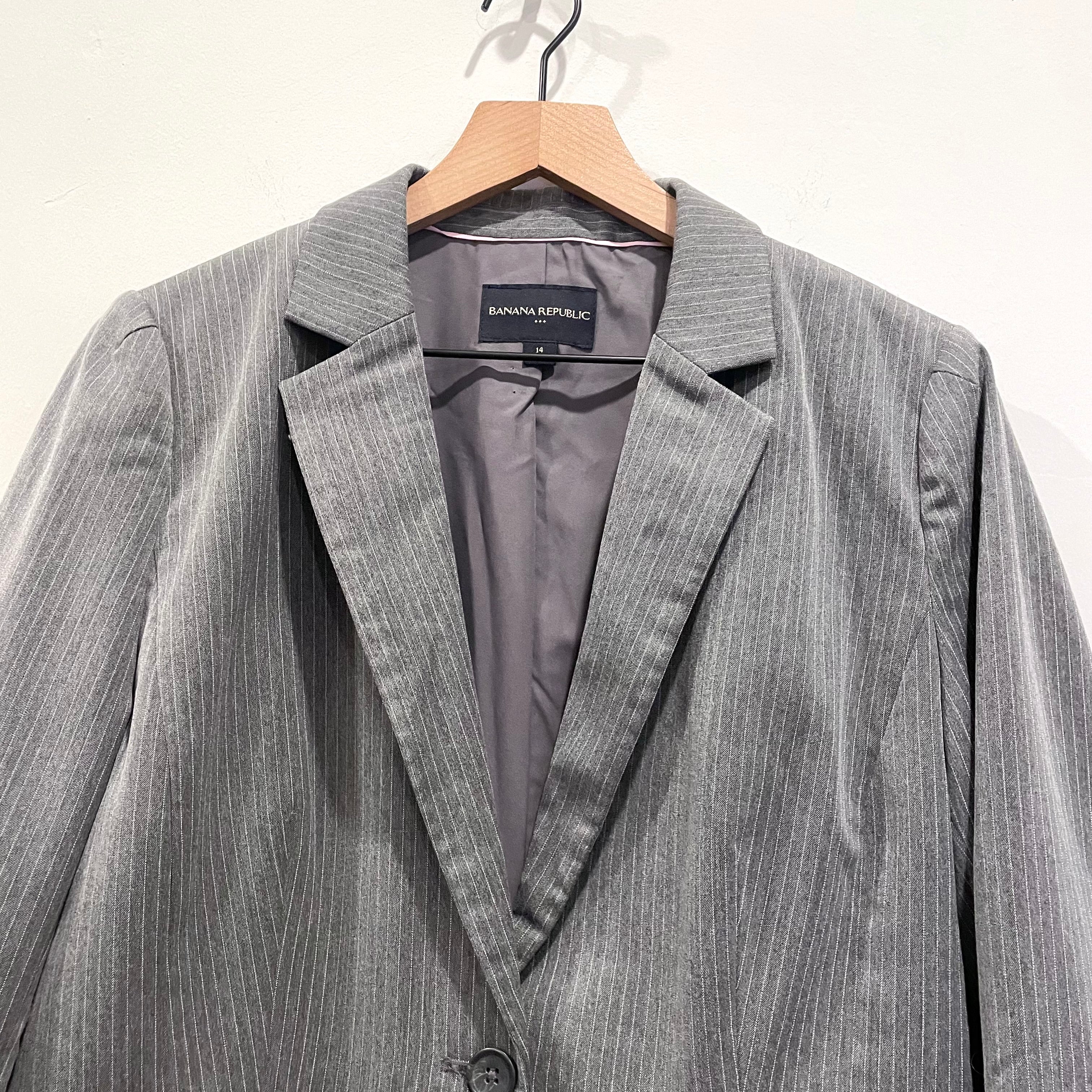 Pinstripe Blazer Jacket