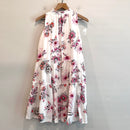 Floral Paisley Ruffle Dress-9