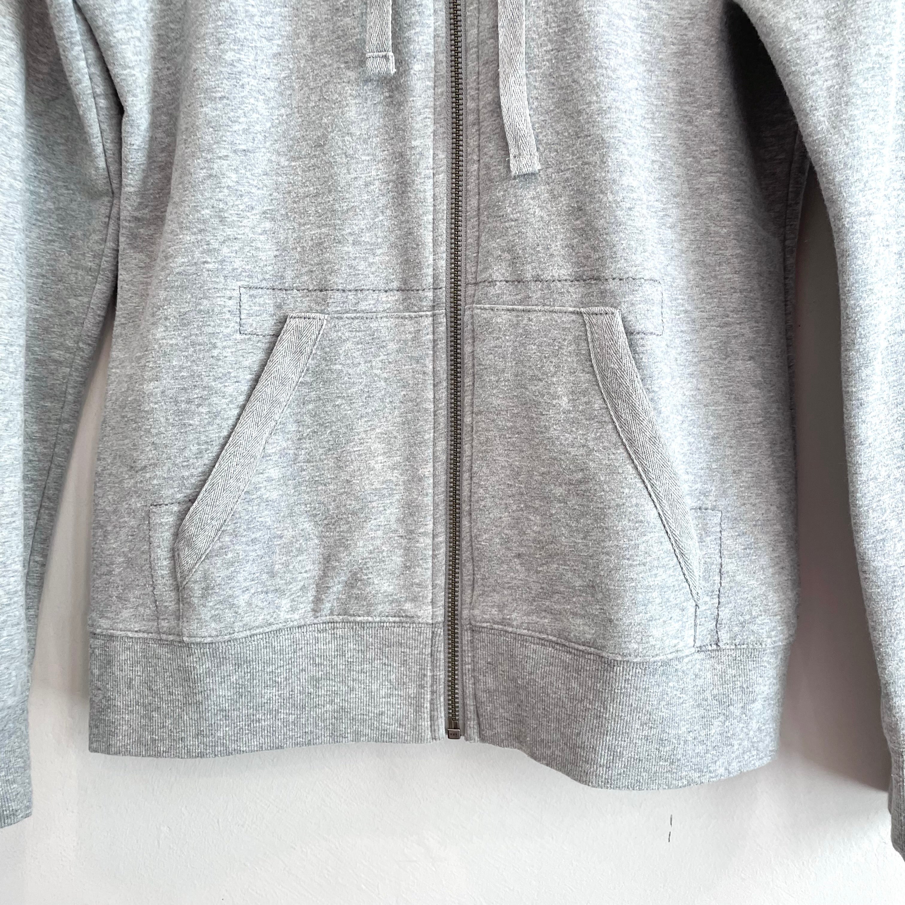 Zip Front Hooded Sweatshirt Jacket