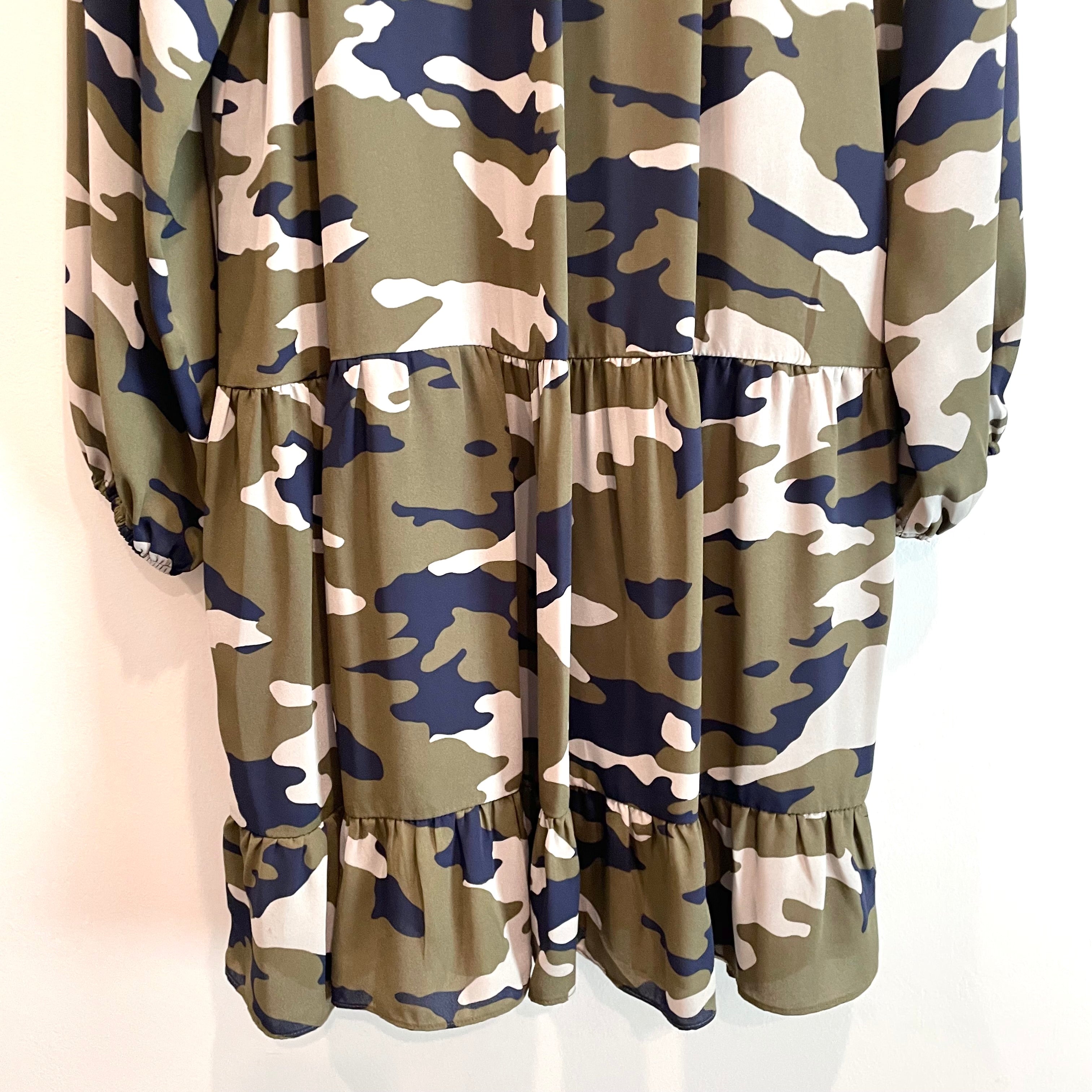 Camo Shift Dress