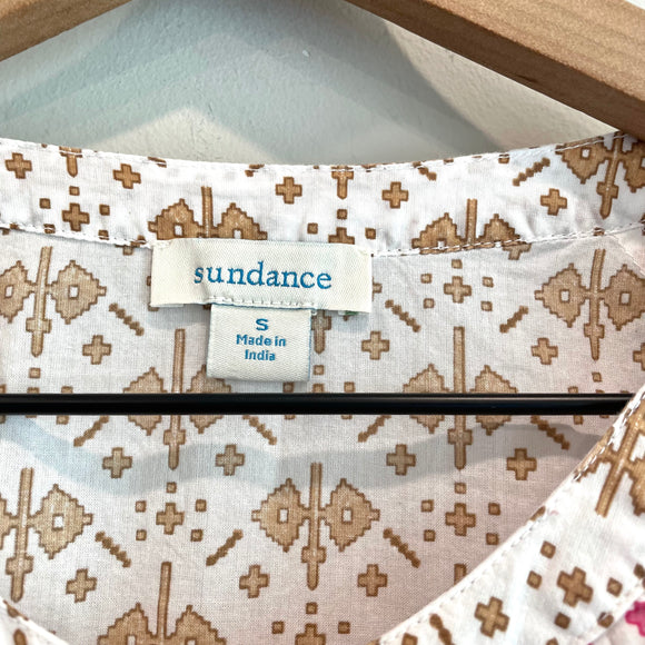 Geometric Button Down Top