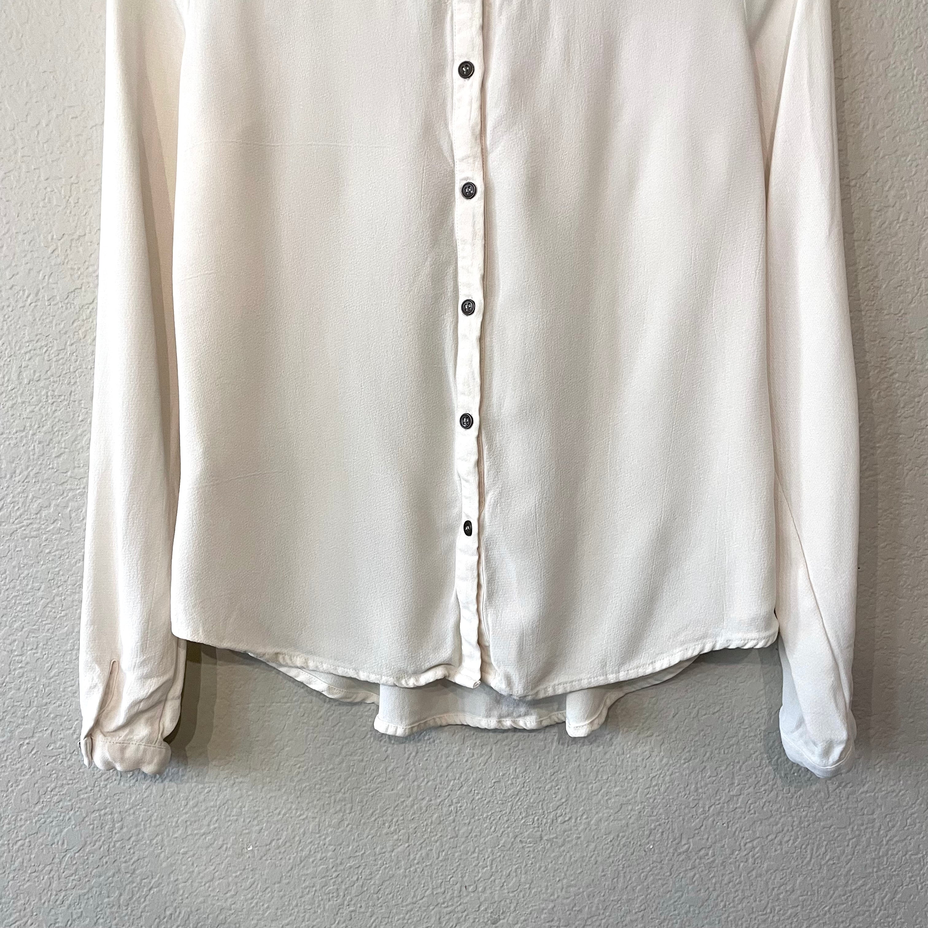 Long Sleeve Eyelet Blouse