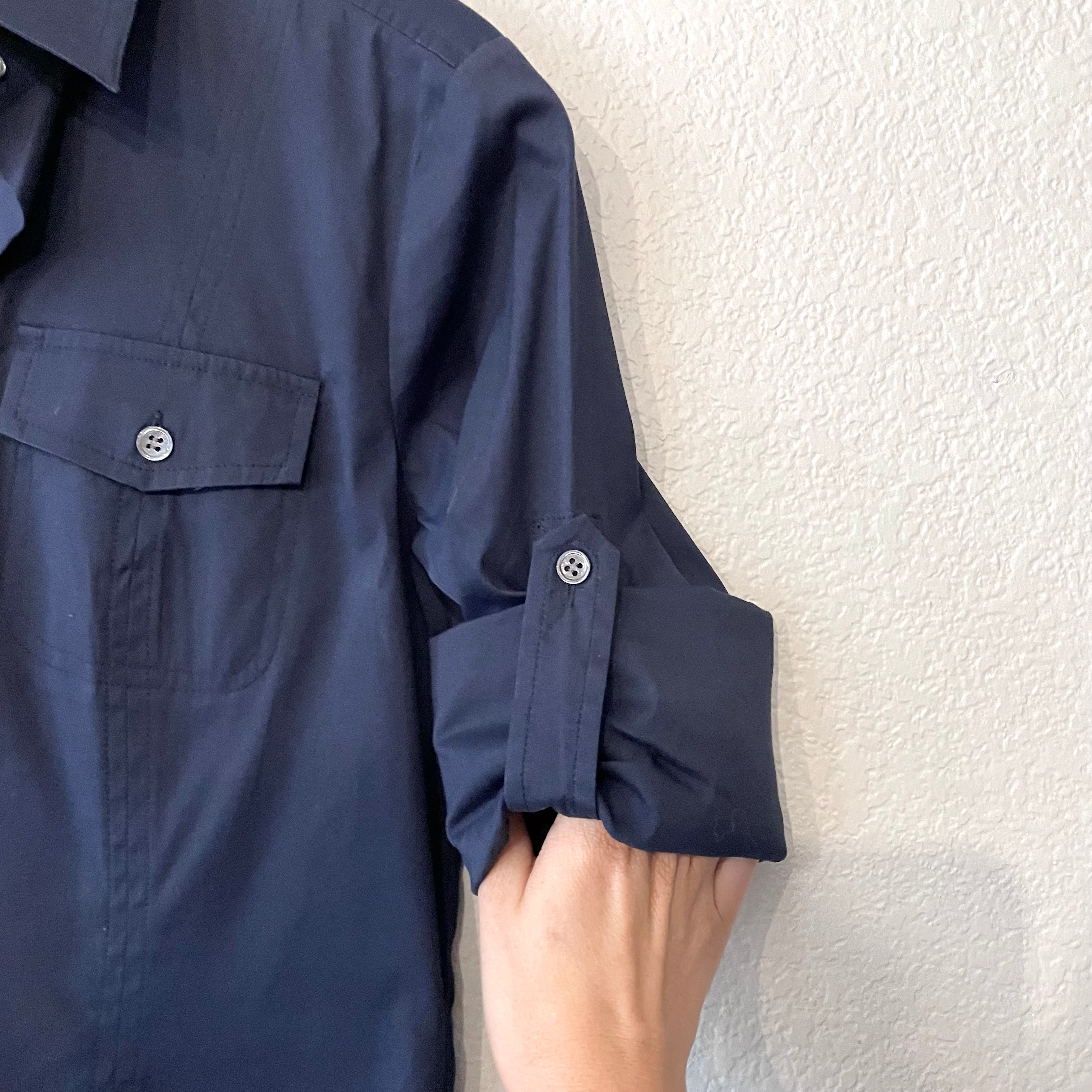 Roll Tab Button Down Shirt