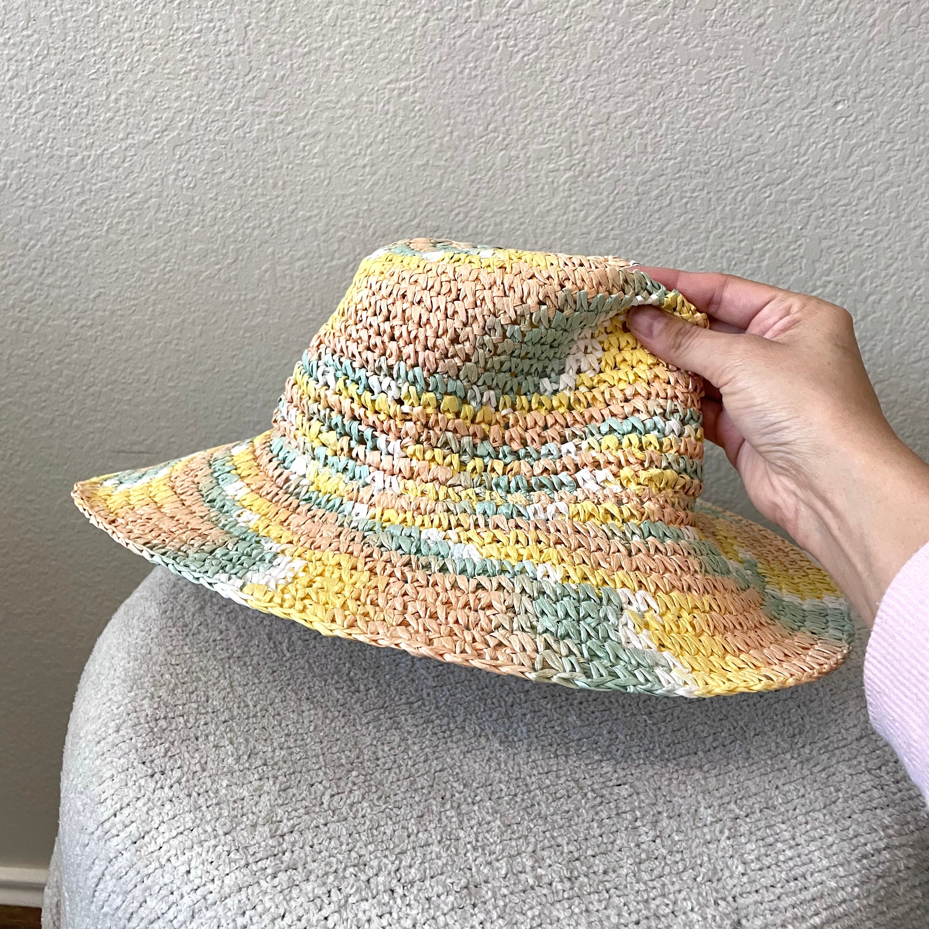 Raffia Pastel Hat