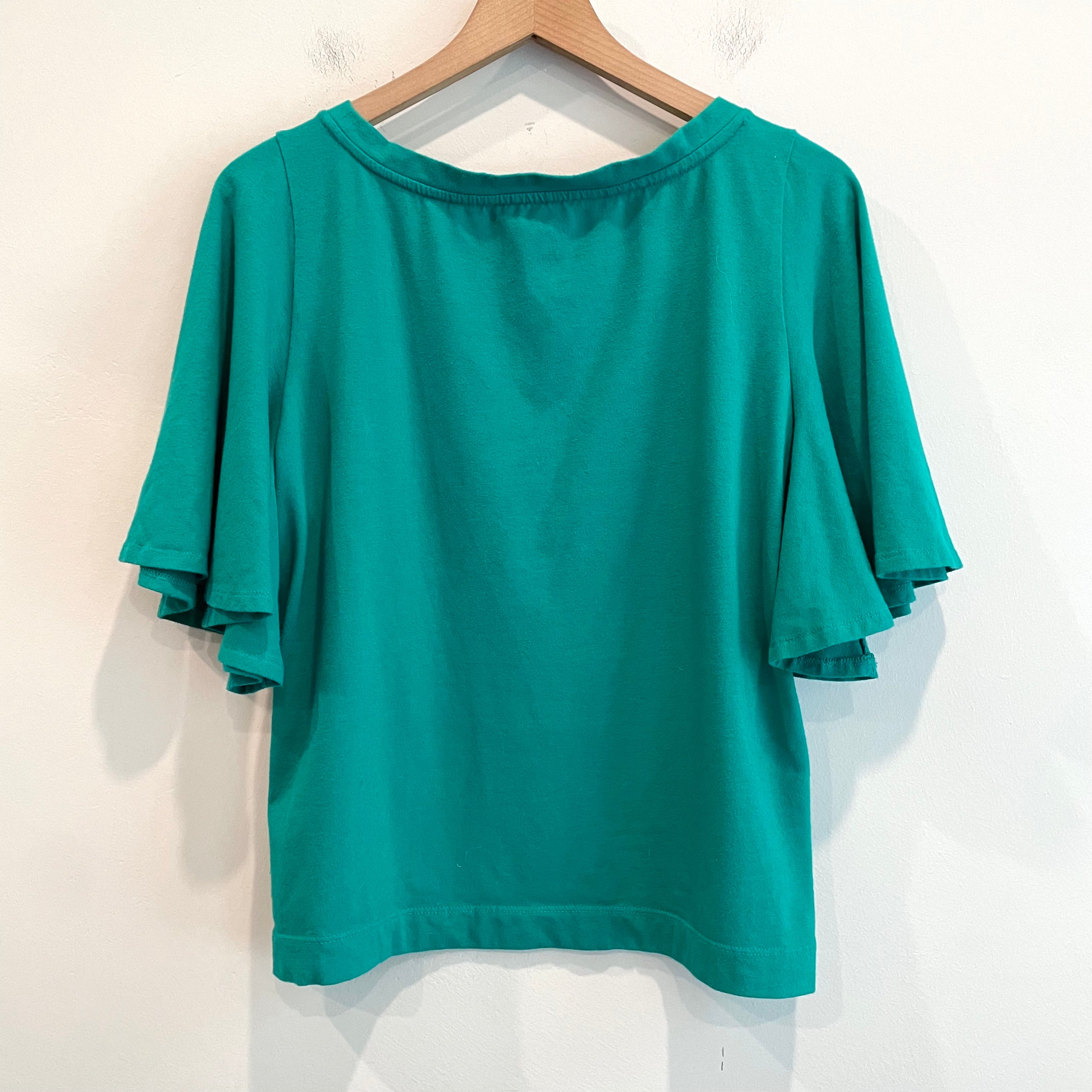 Ruffle Short Sleeve Tee