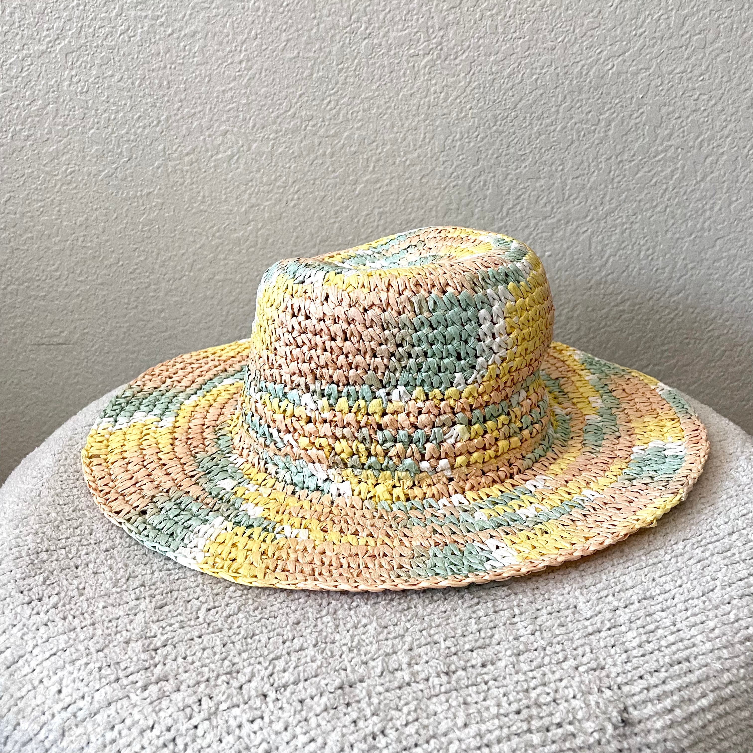 Raffia Pastel Hat