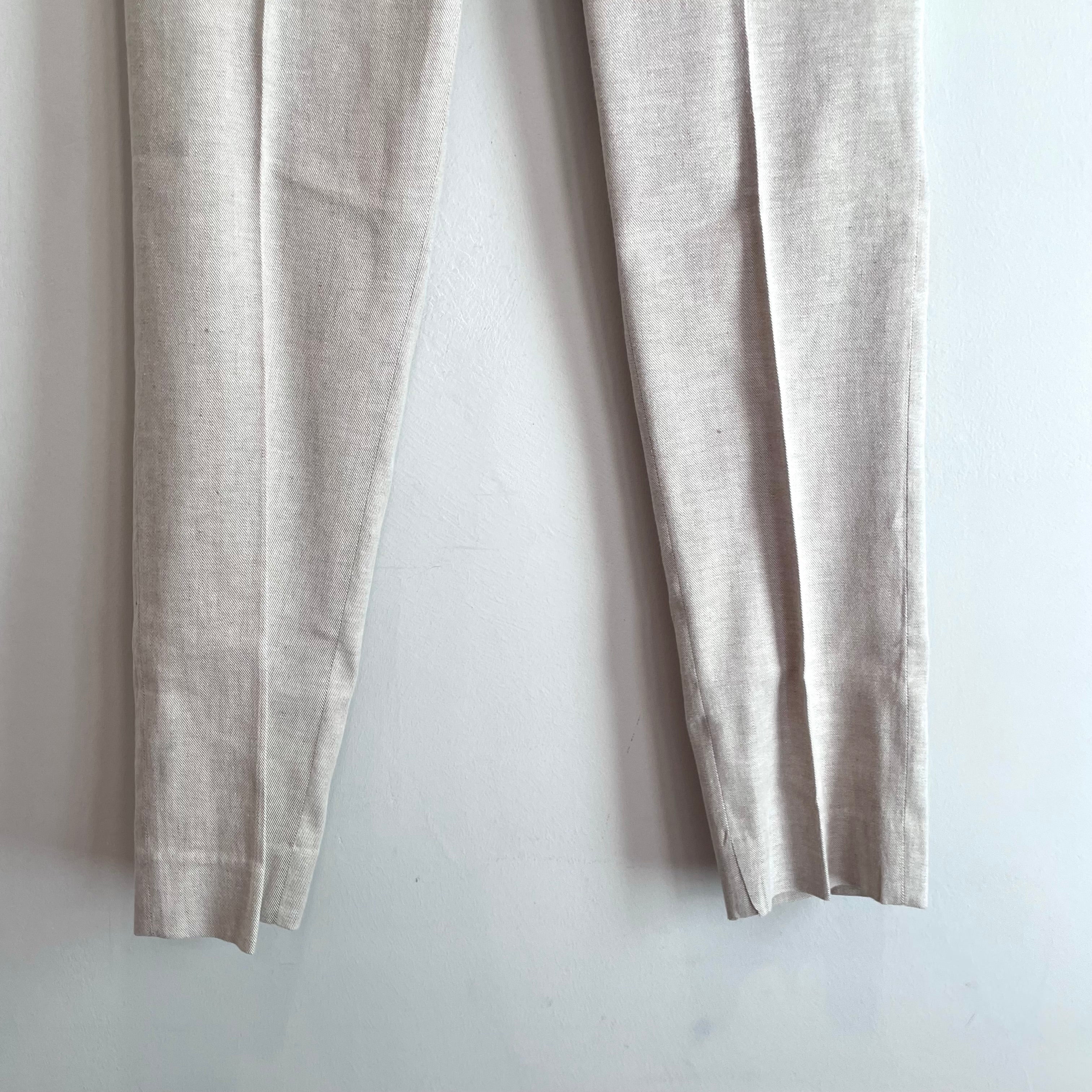 Linen Blend Dress Pants