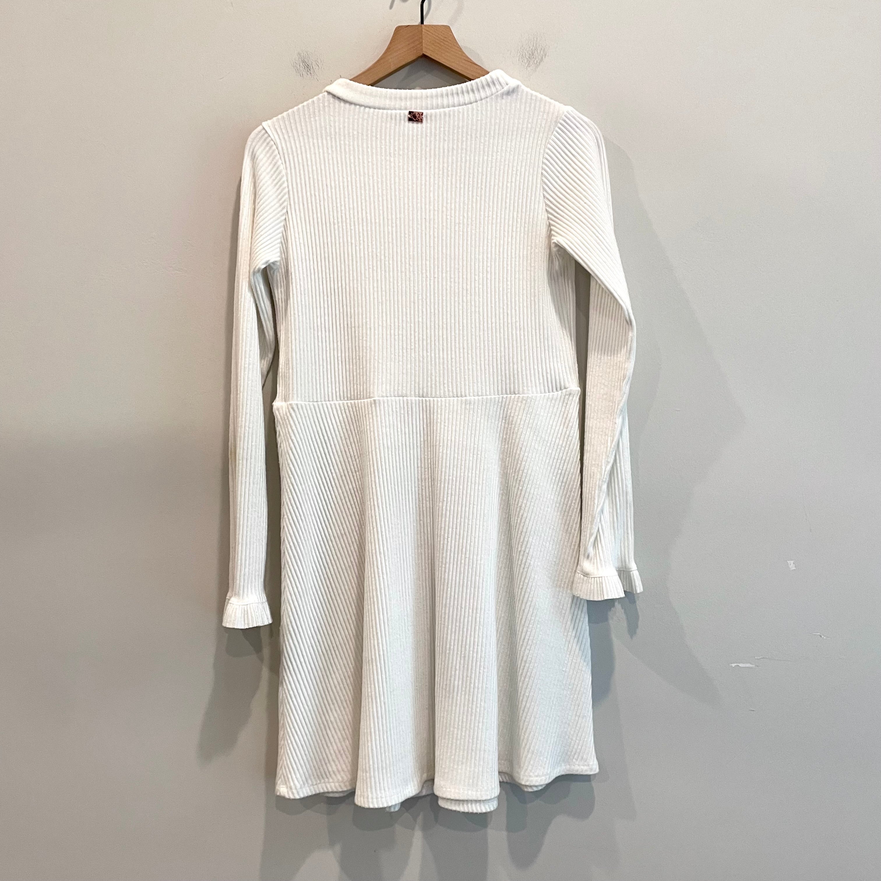 Ribbed Long Sleeve Knit Dress