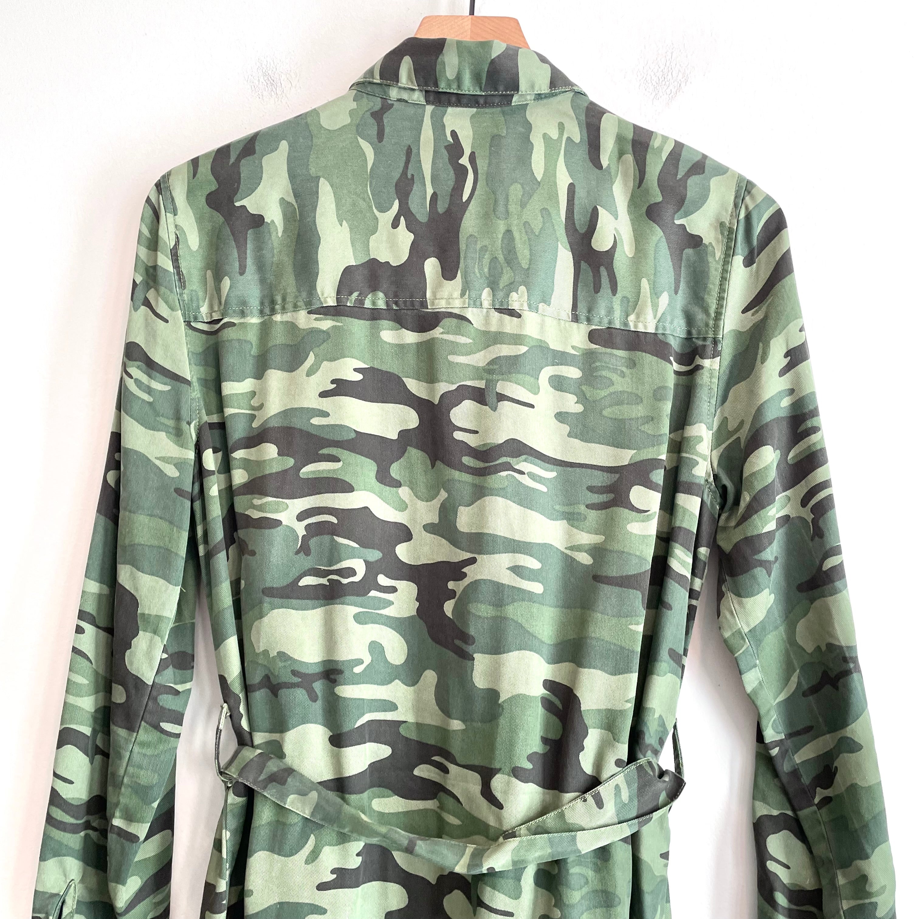 Camo Long Sleeve Dress