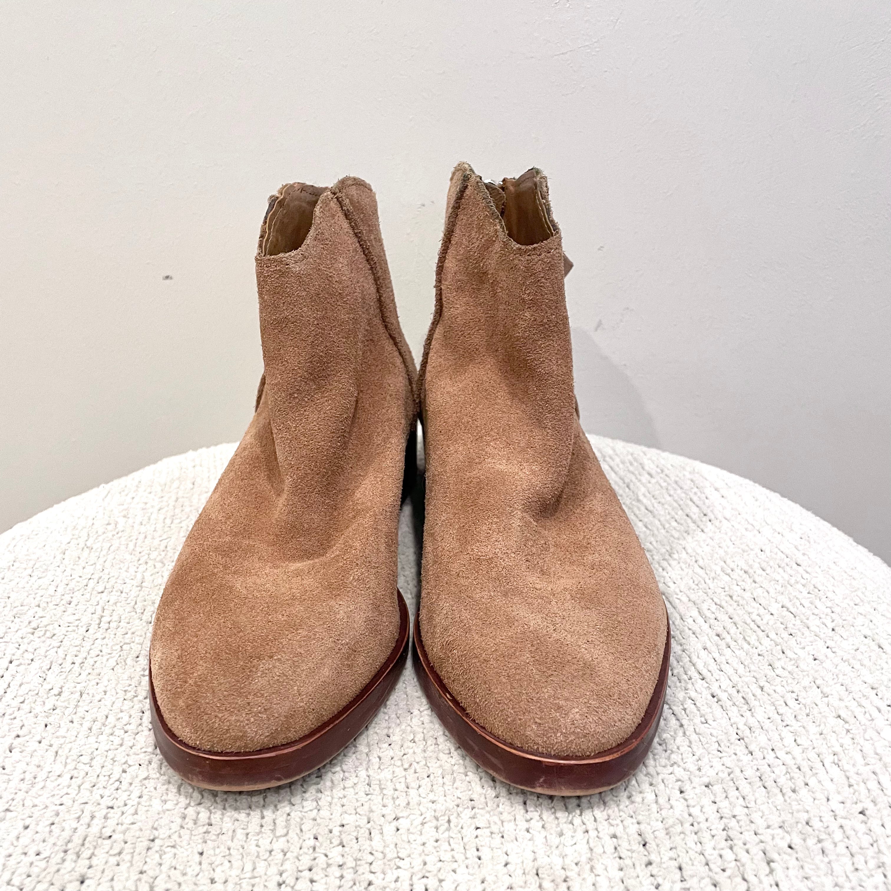 Suede Booties