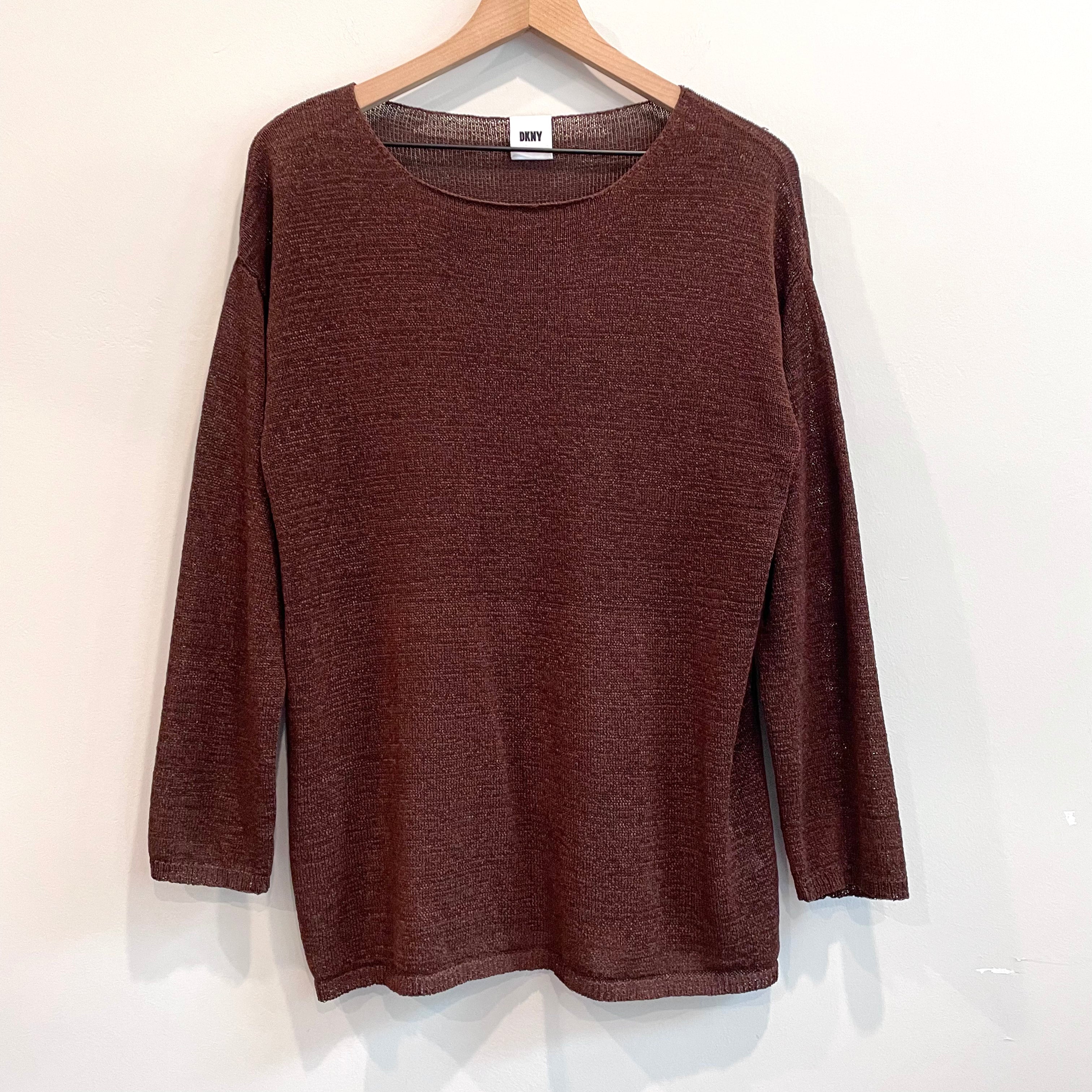 Open Knit Stretch Sweater