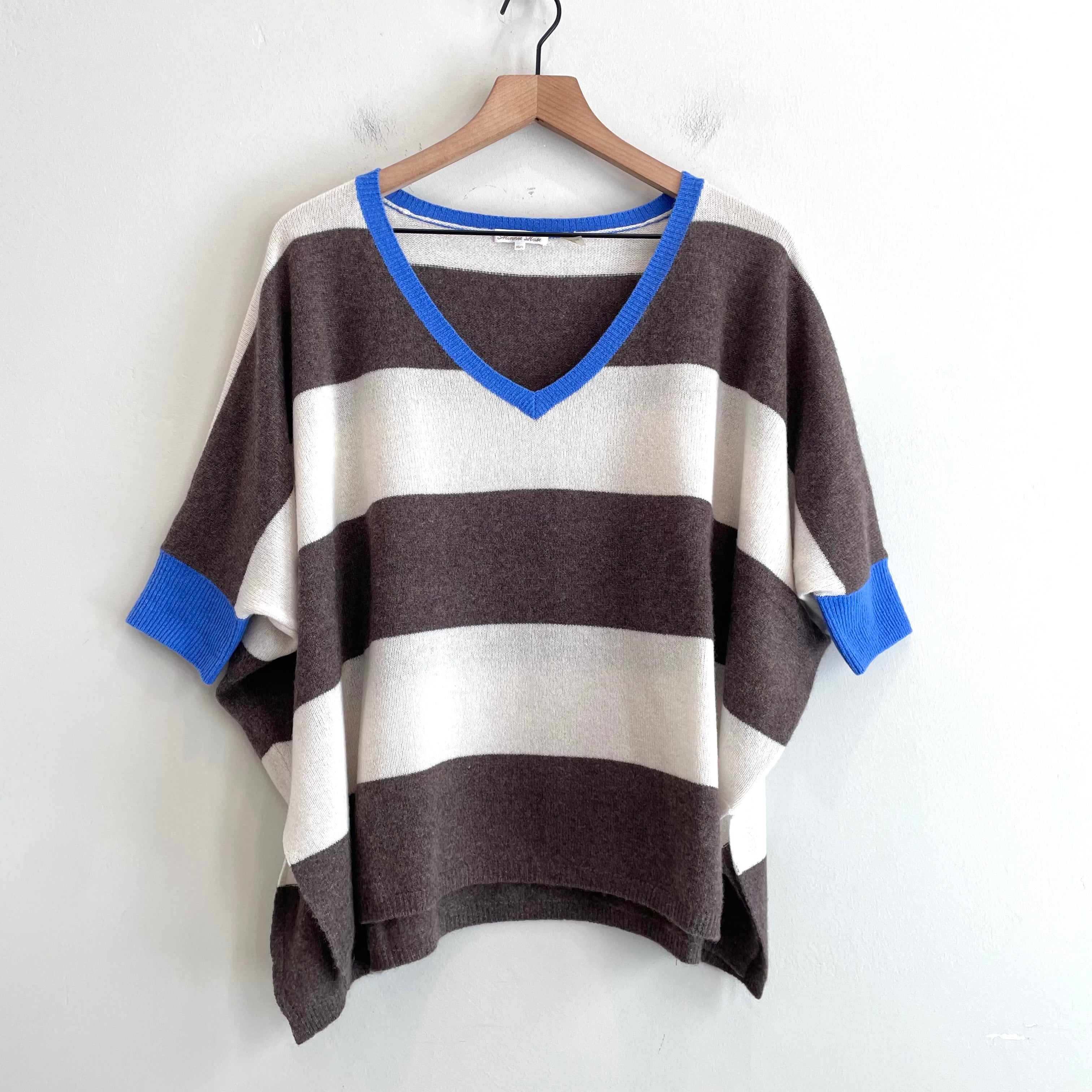 Striped Oversized Cashmere Sweater