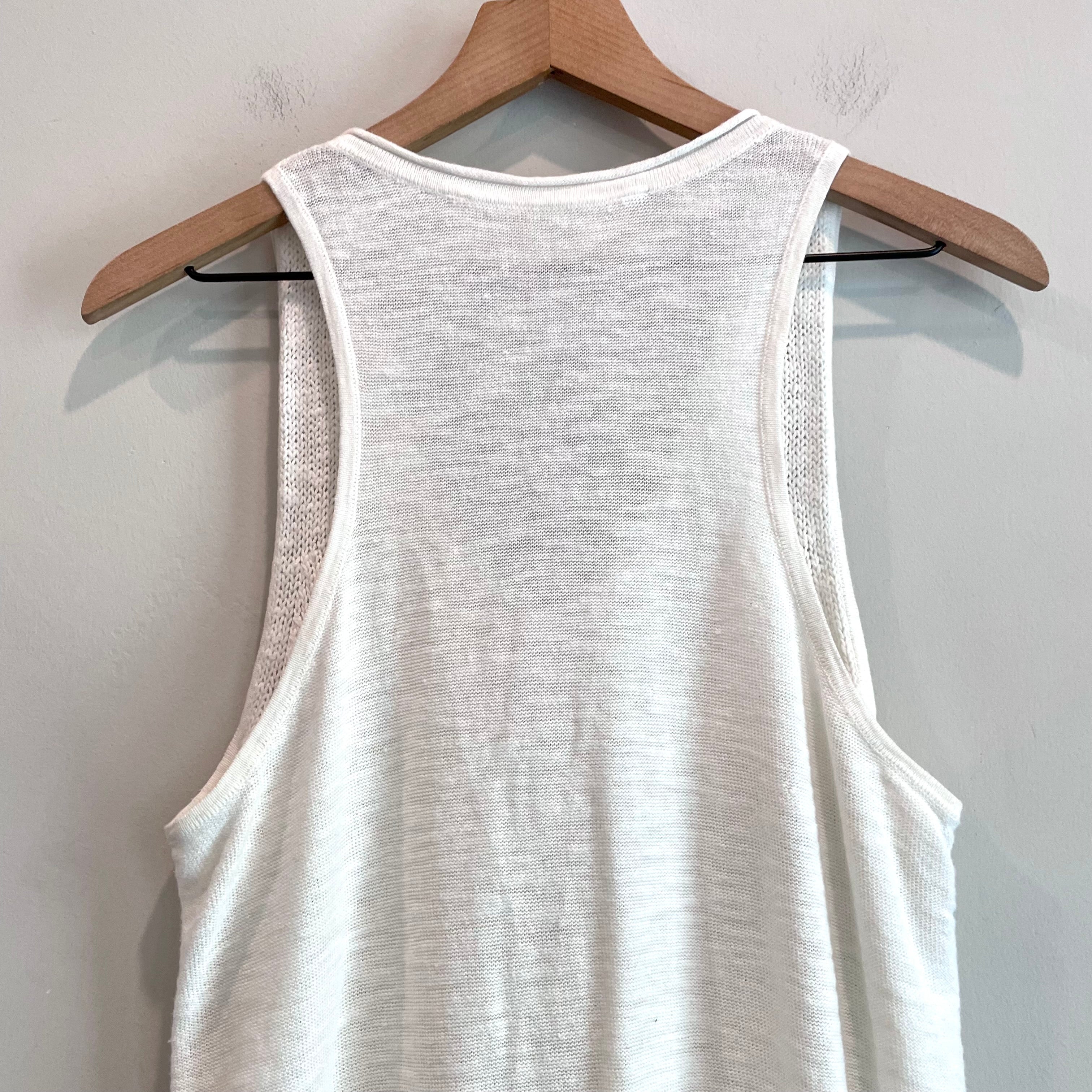 Linen Blend Knit Tank Top