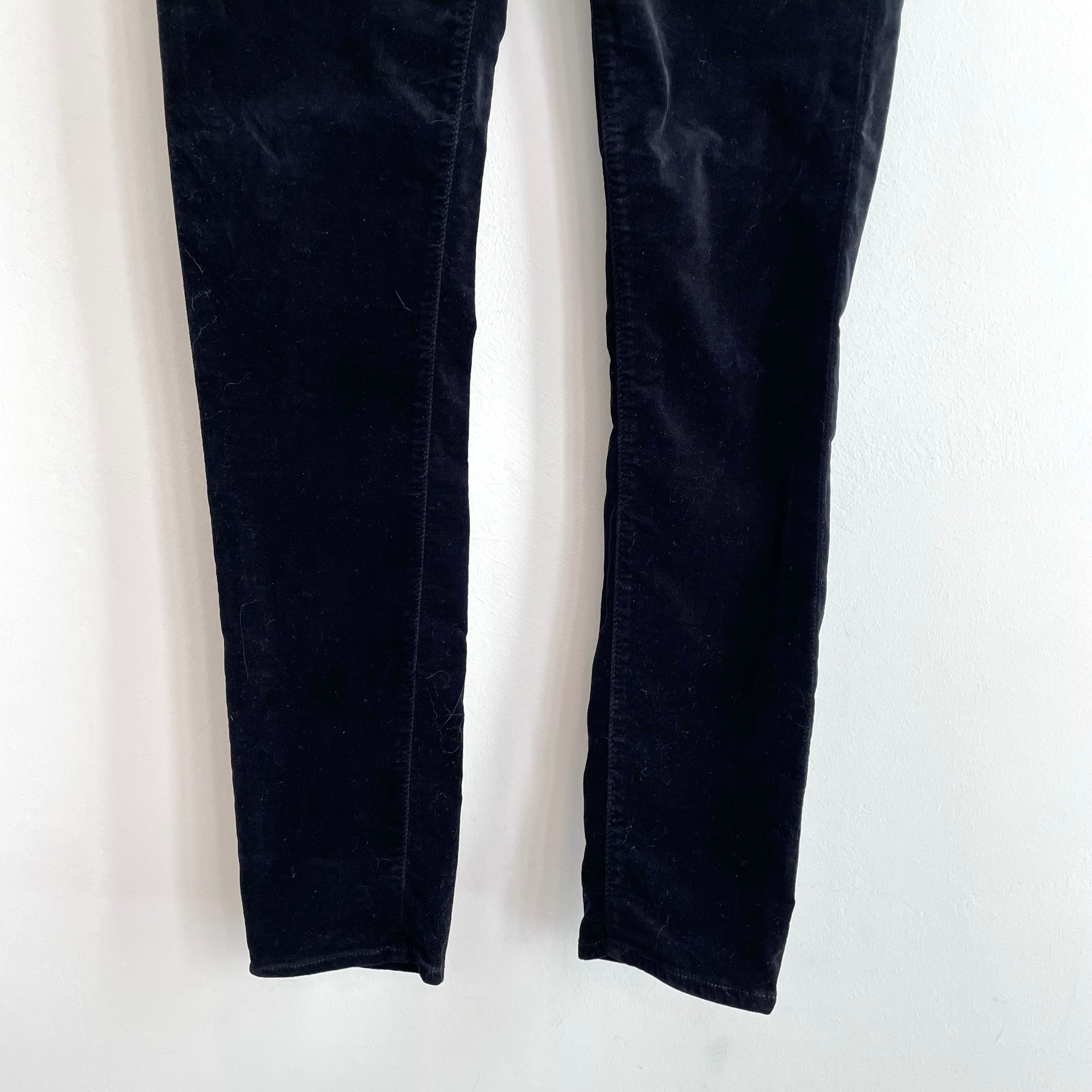 Velvet Skinny Pants