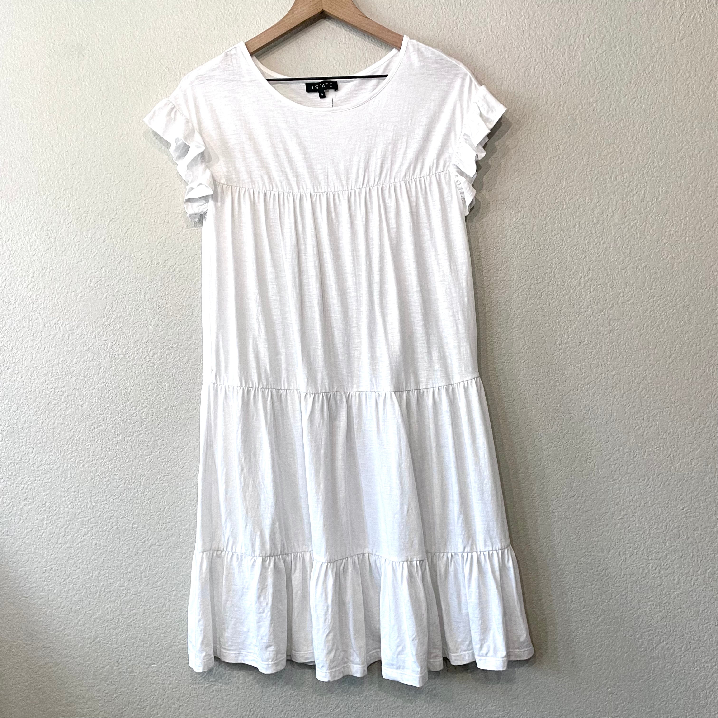 Tiered Ruffle Shirt Dress