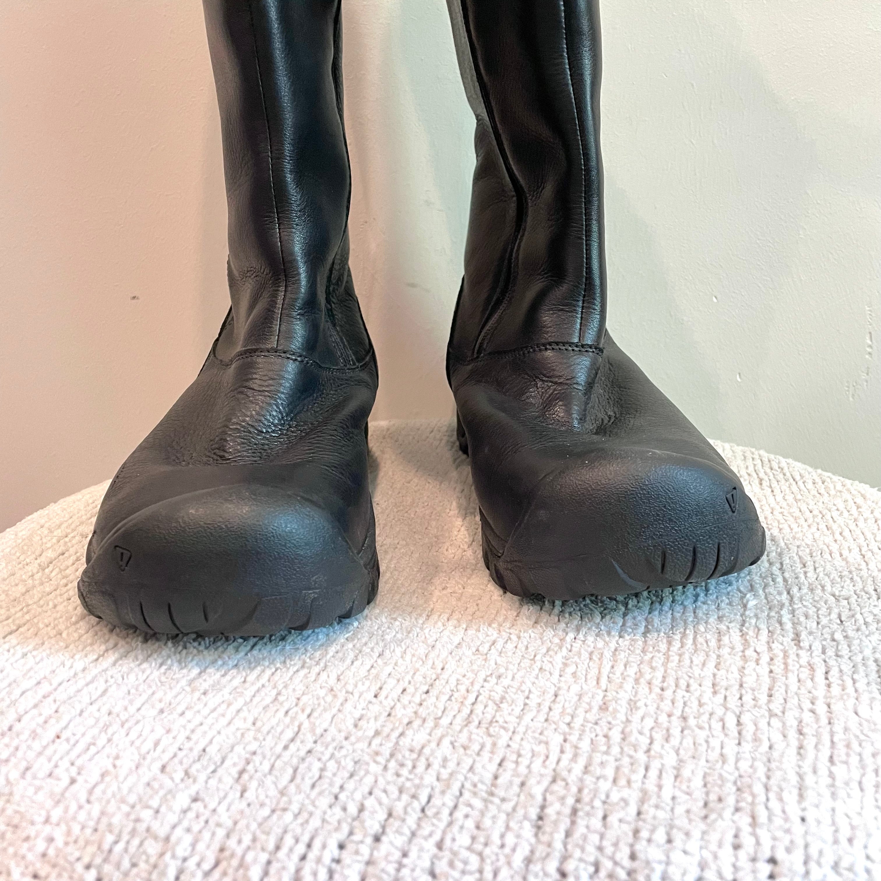 Winter Insulated Leather Boots