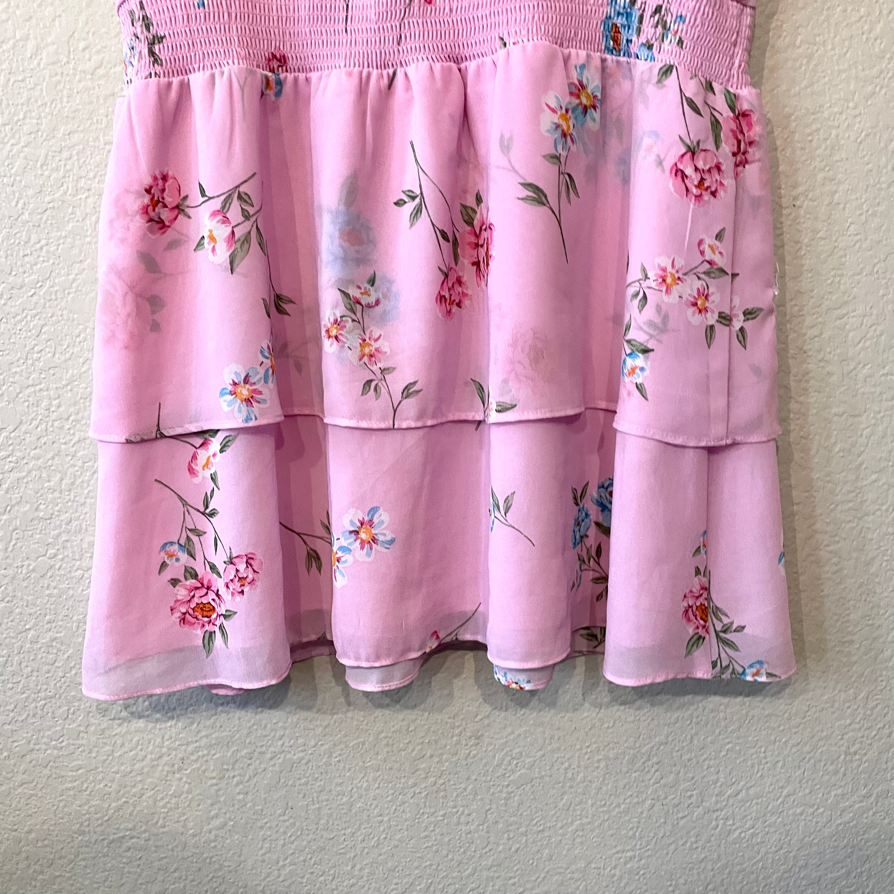 Floral Smocked Waist Dress