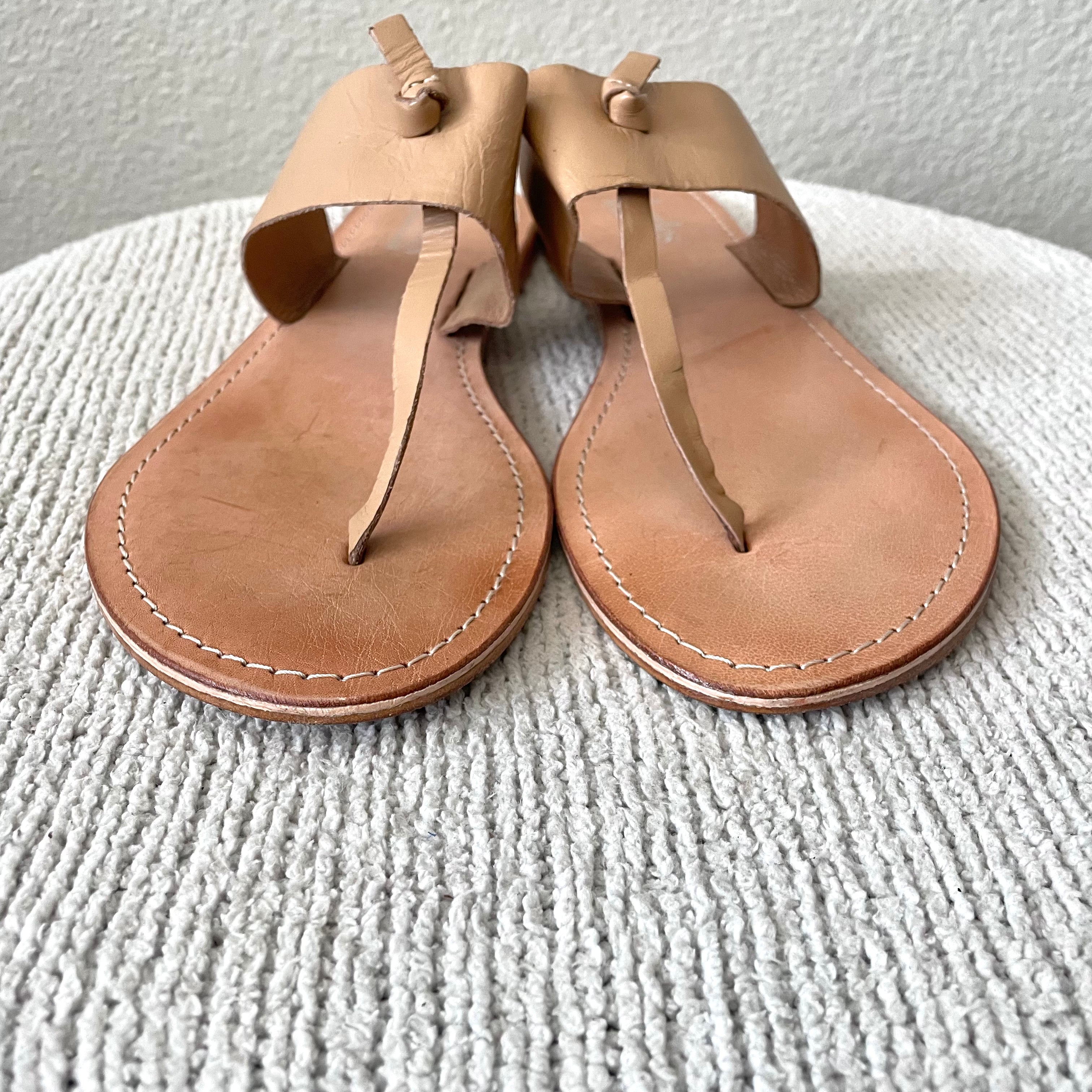 Leather Thong Sandals