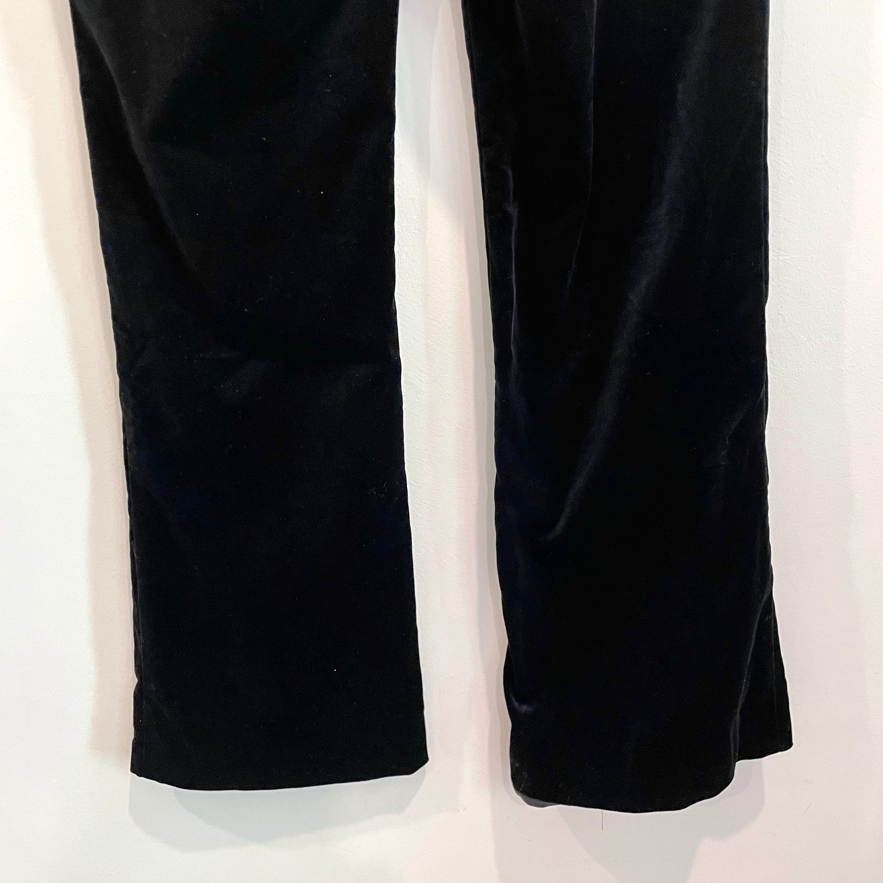 Velvet Bootcut Dress Pants