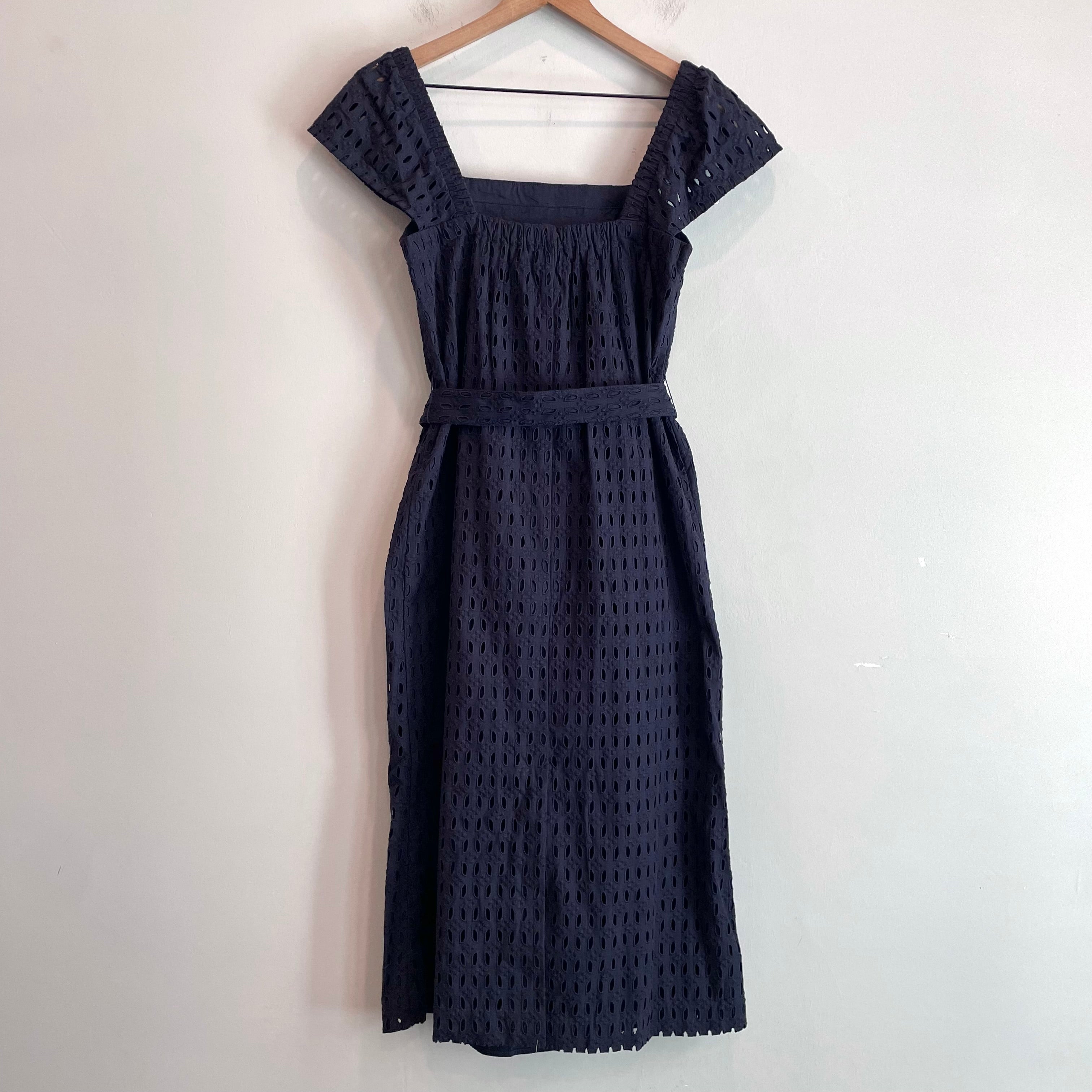 Eyelet Midi Dress