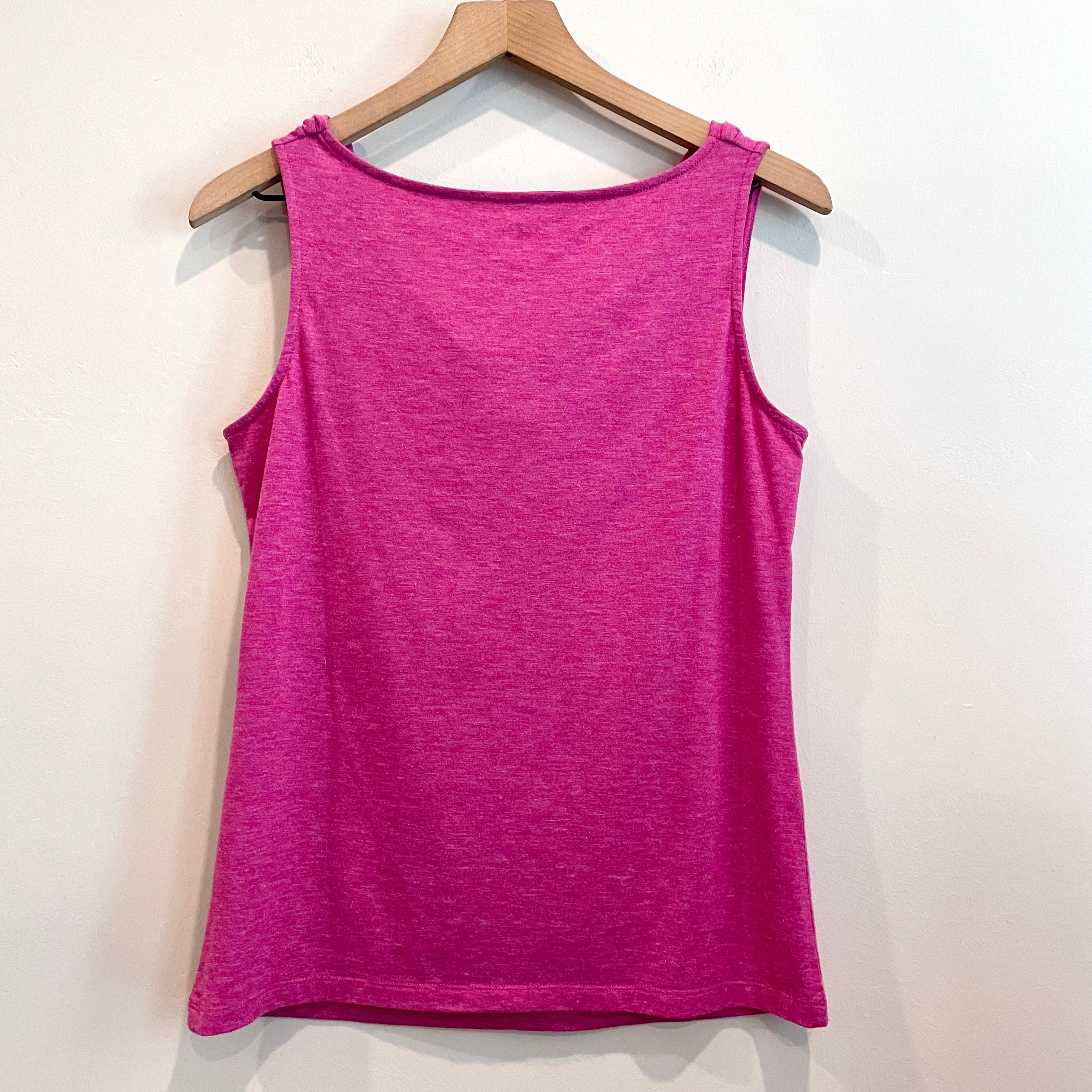 Sleeveless Draped Neck Top