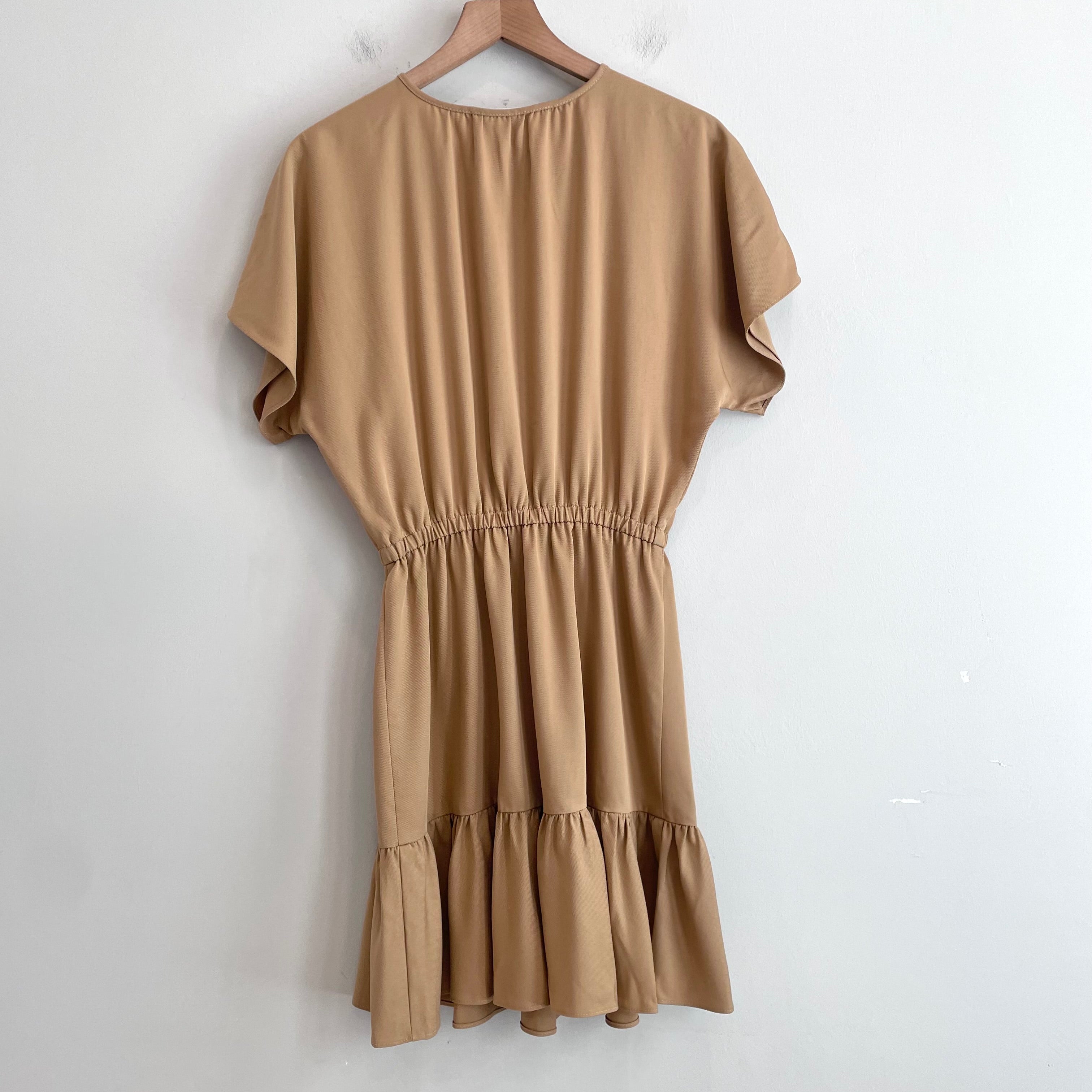 Tassel Short Dolman Sleeve Dress