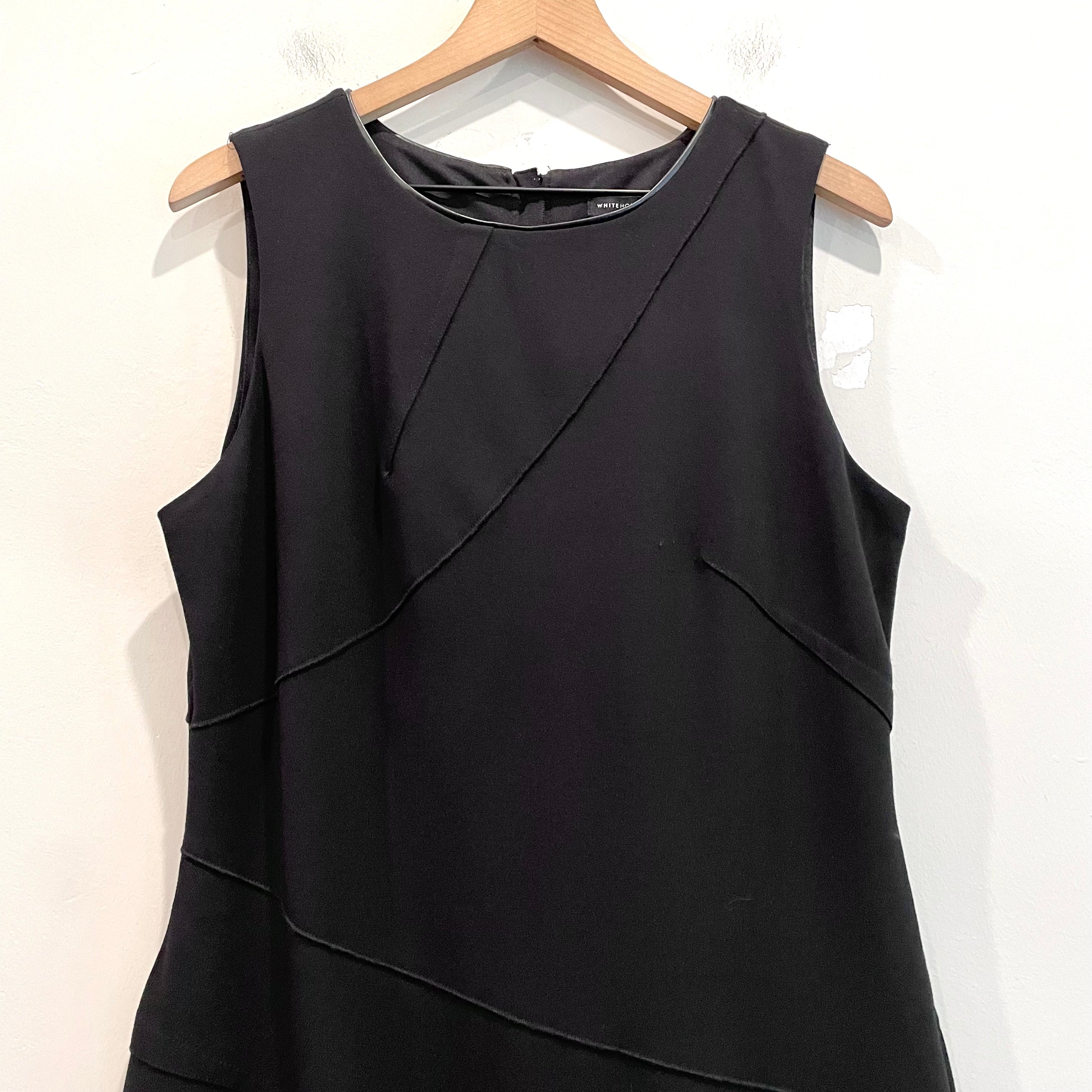 Angled Seam Sheath Dress