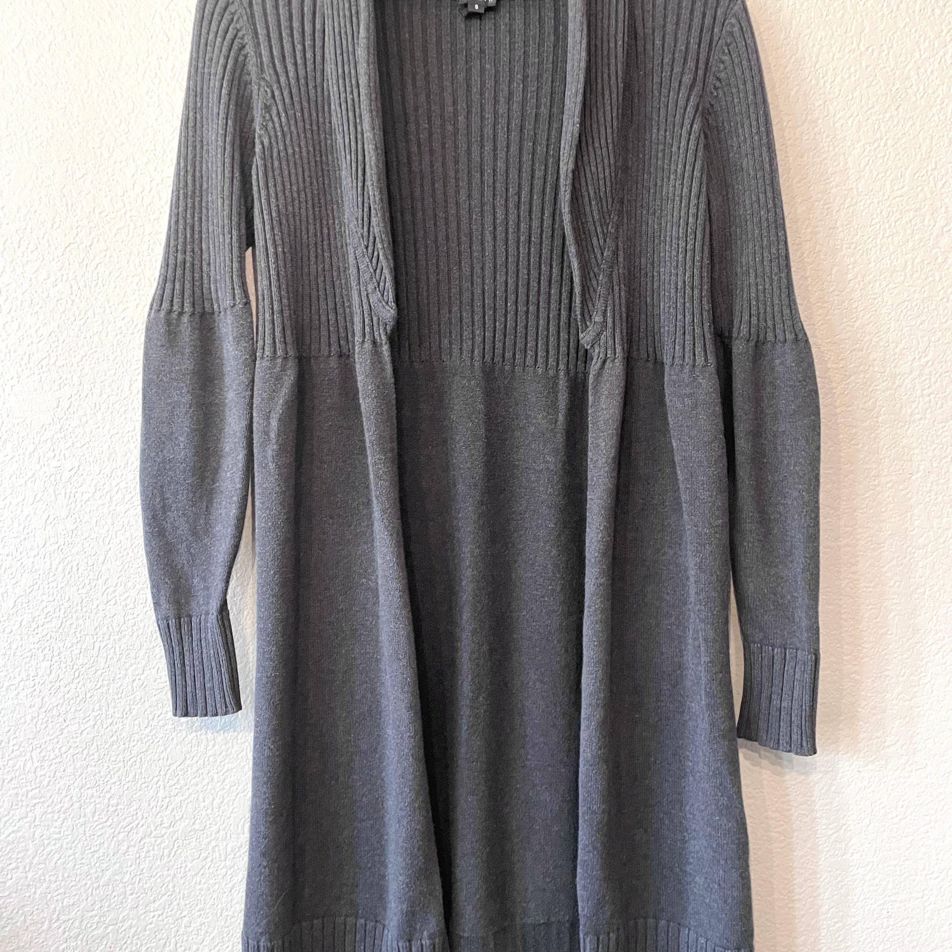 Open Mid-Length Cardigan