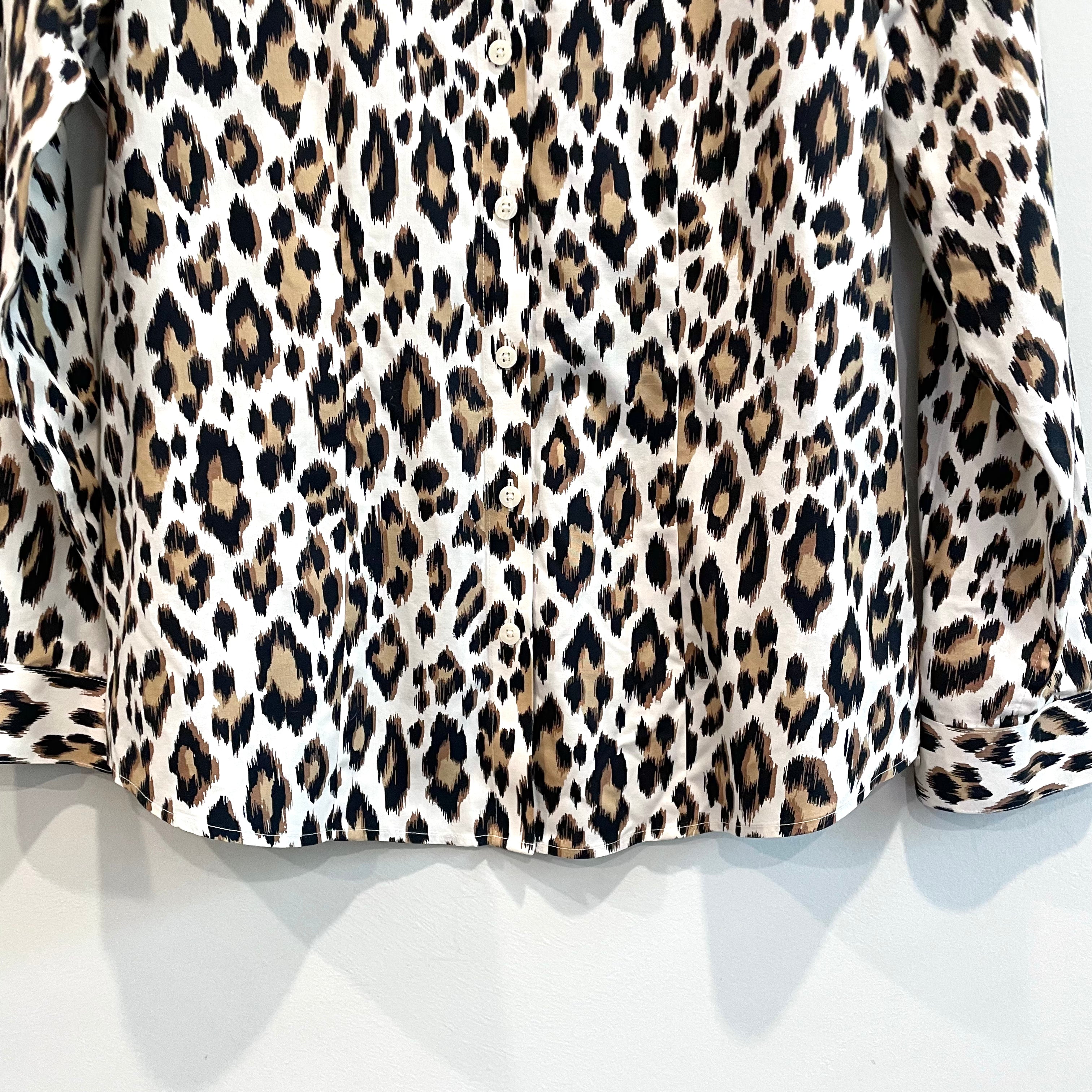 Leopard Button Down Shirt