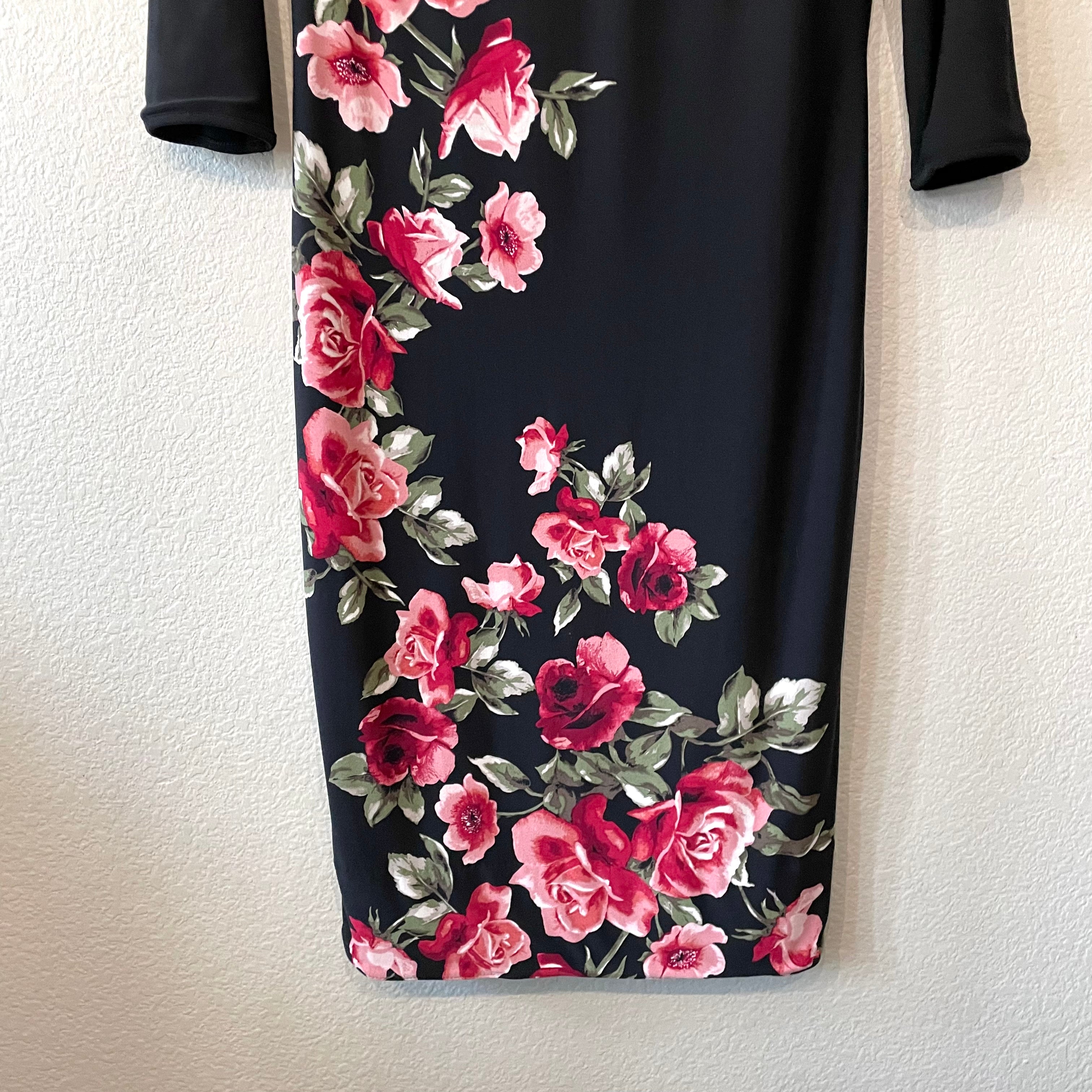 Reversible Floral Sheath Dress