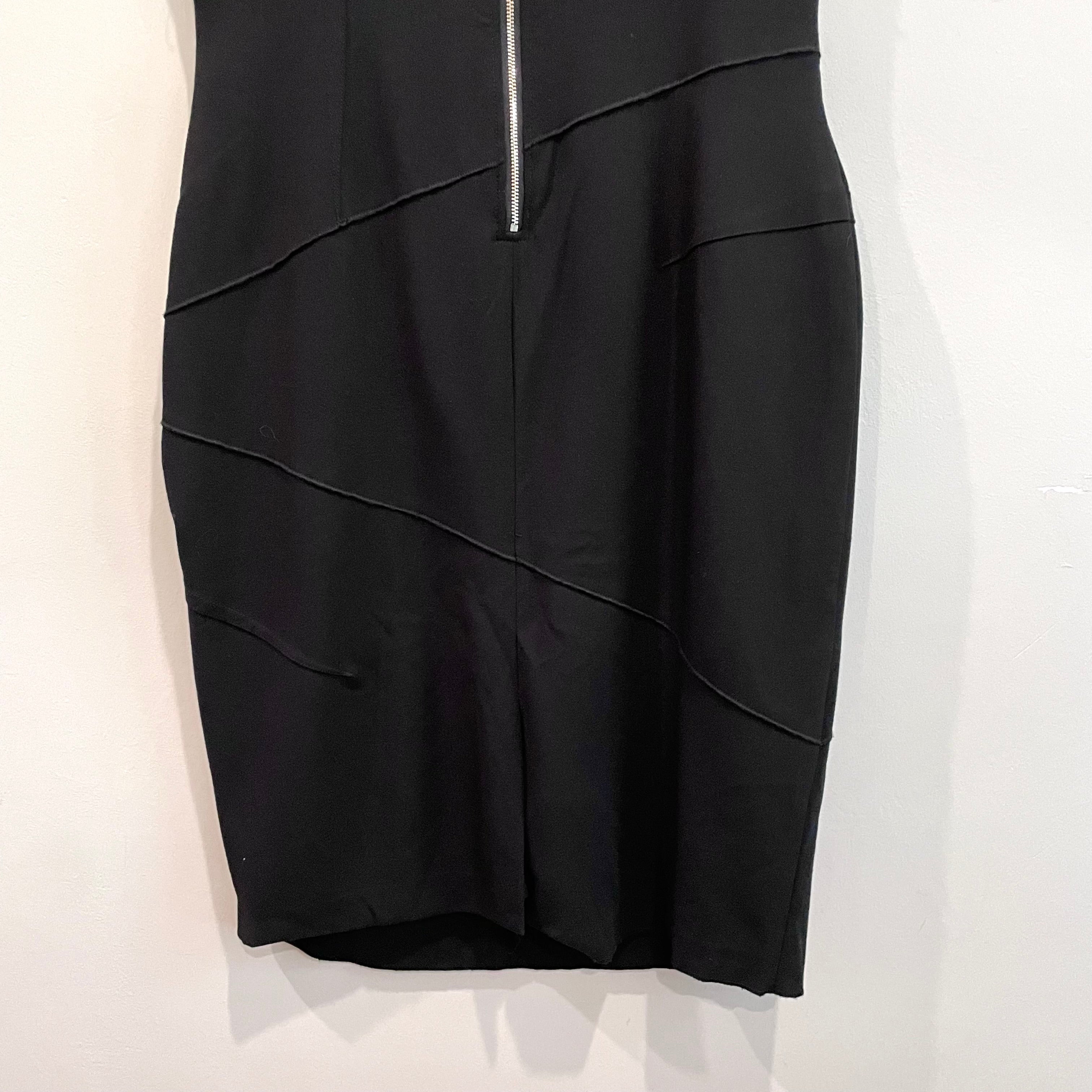 Angled Seam Sheath Dress