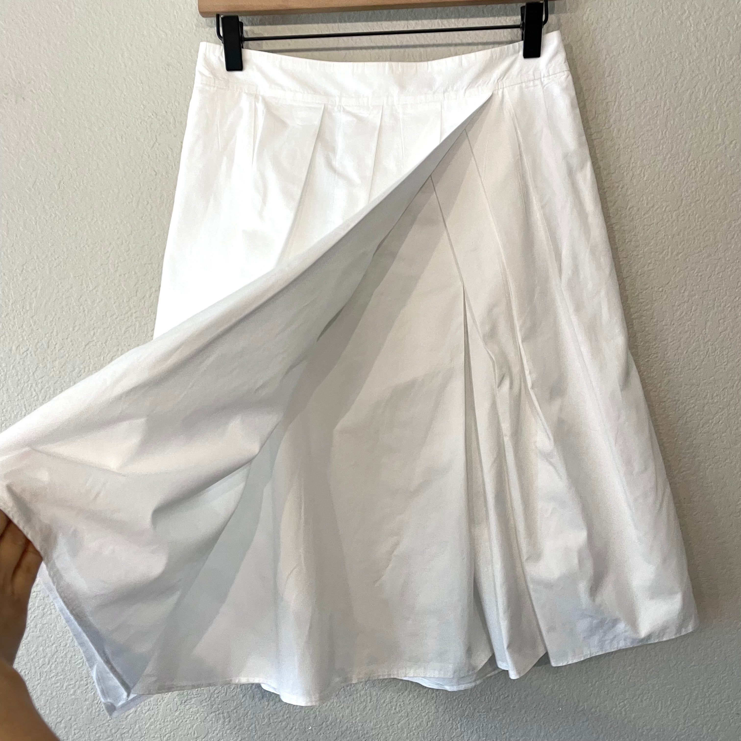 A Line Pleated Skirt