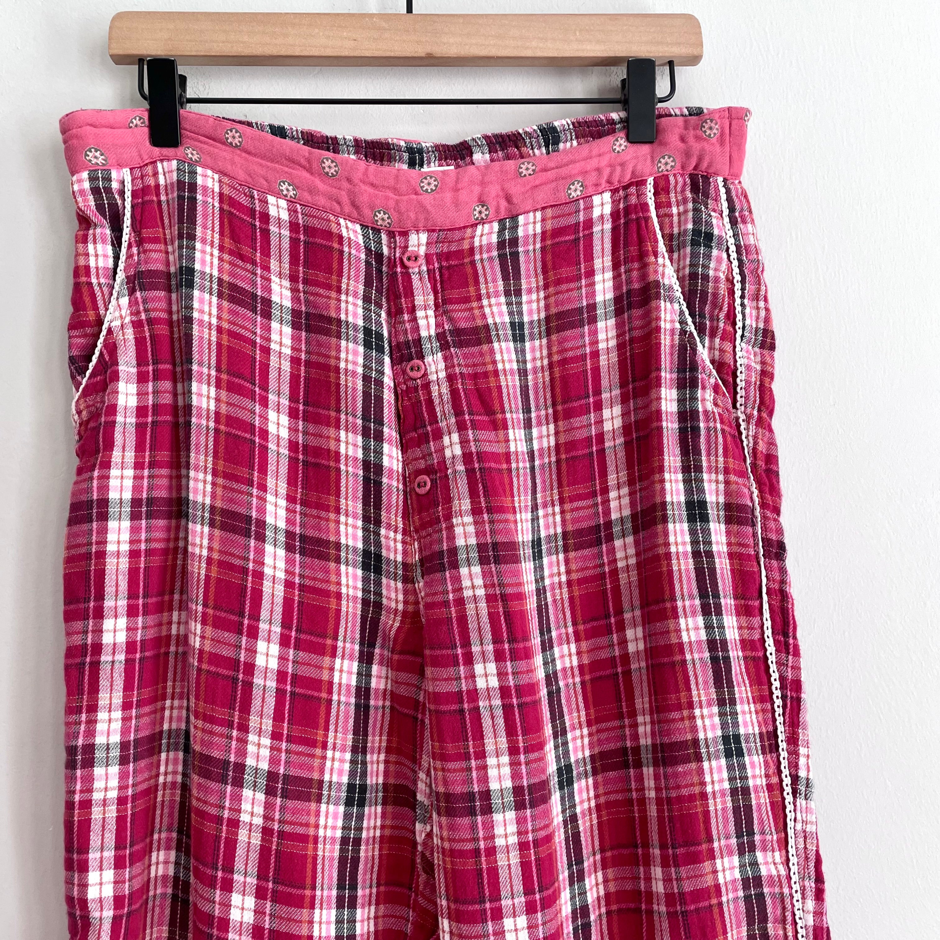 Plaid Flannel Pajama Set