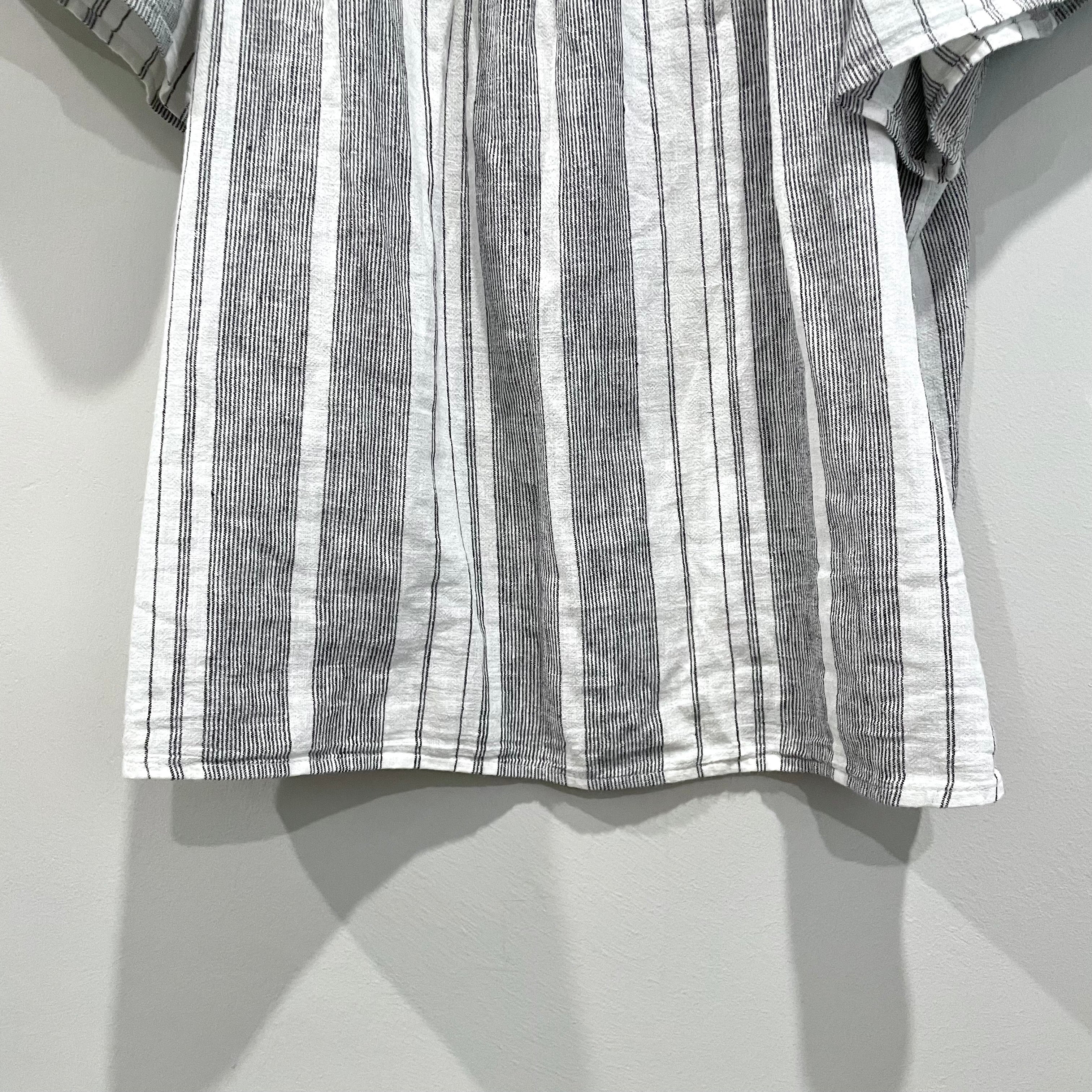 Striped Linen Blend Top