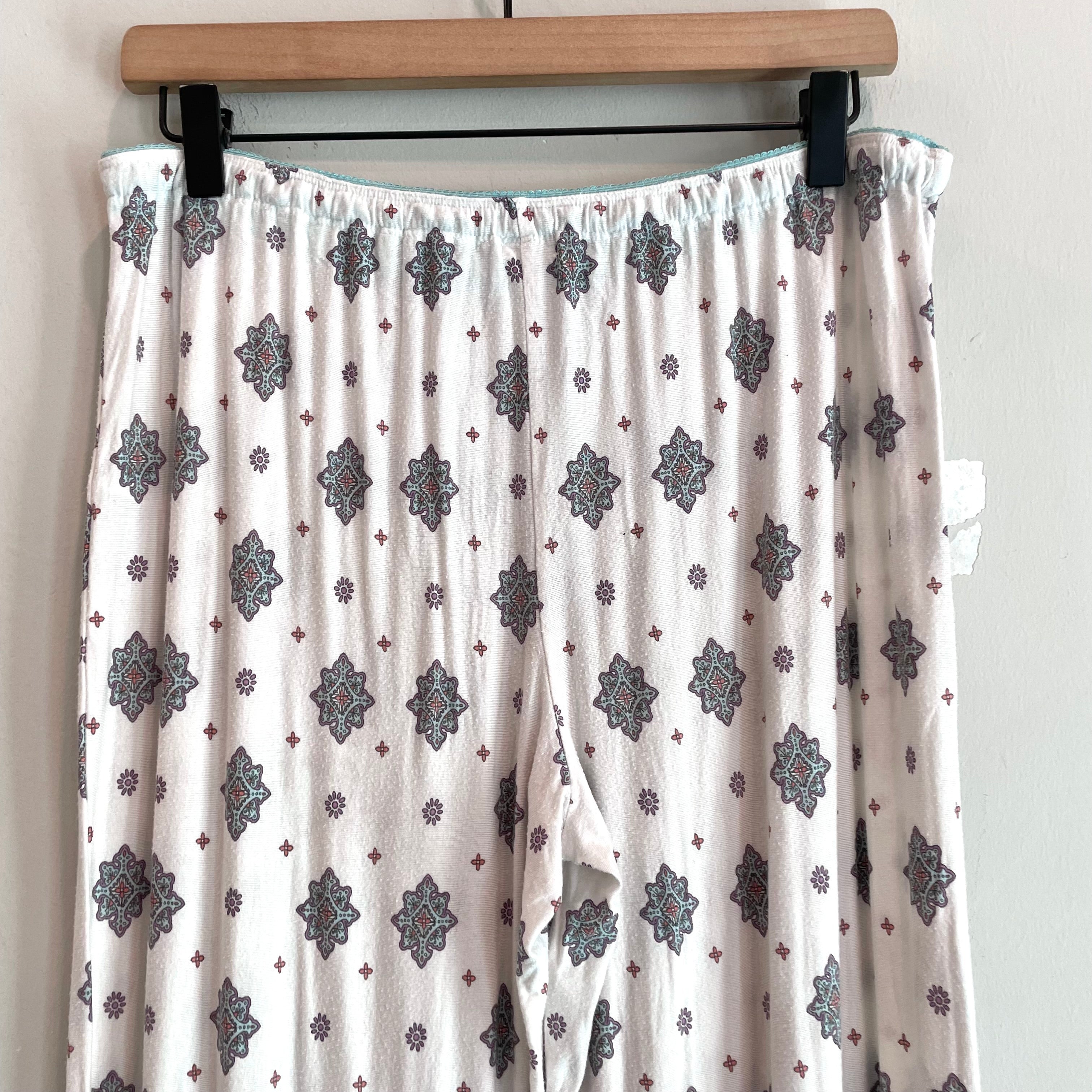 Medallion Print Pajama Pants