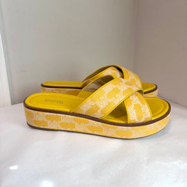 Platform Logo Sandals