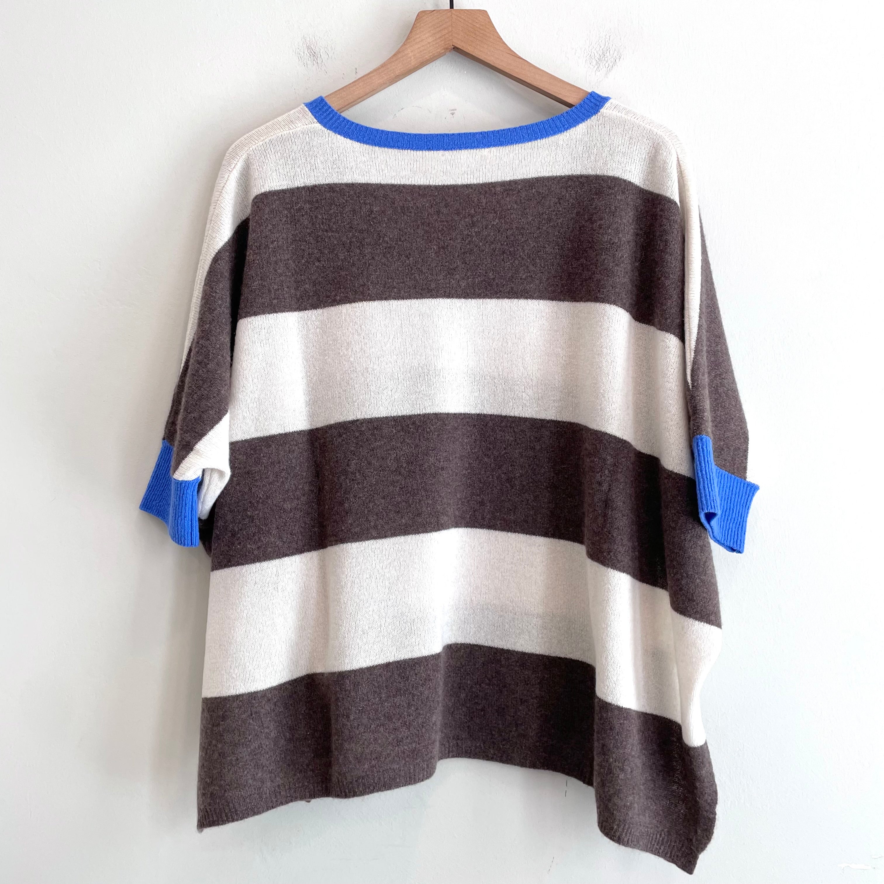 Striped Oversized Cashmere Sweater